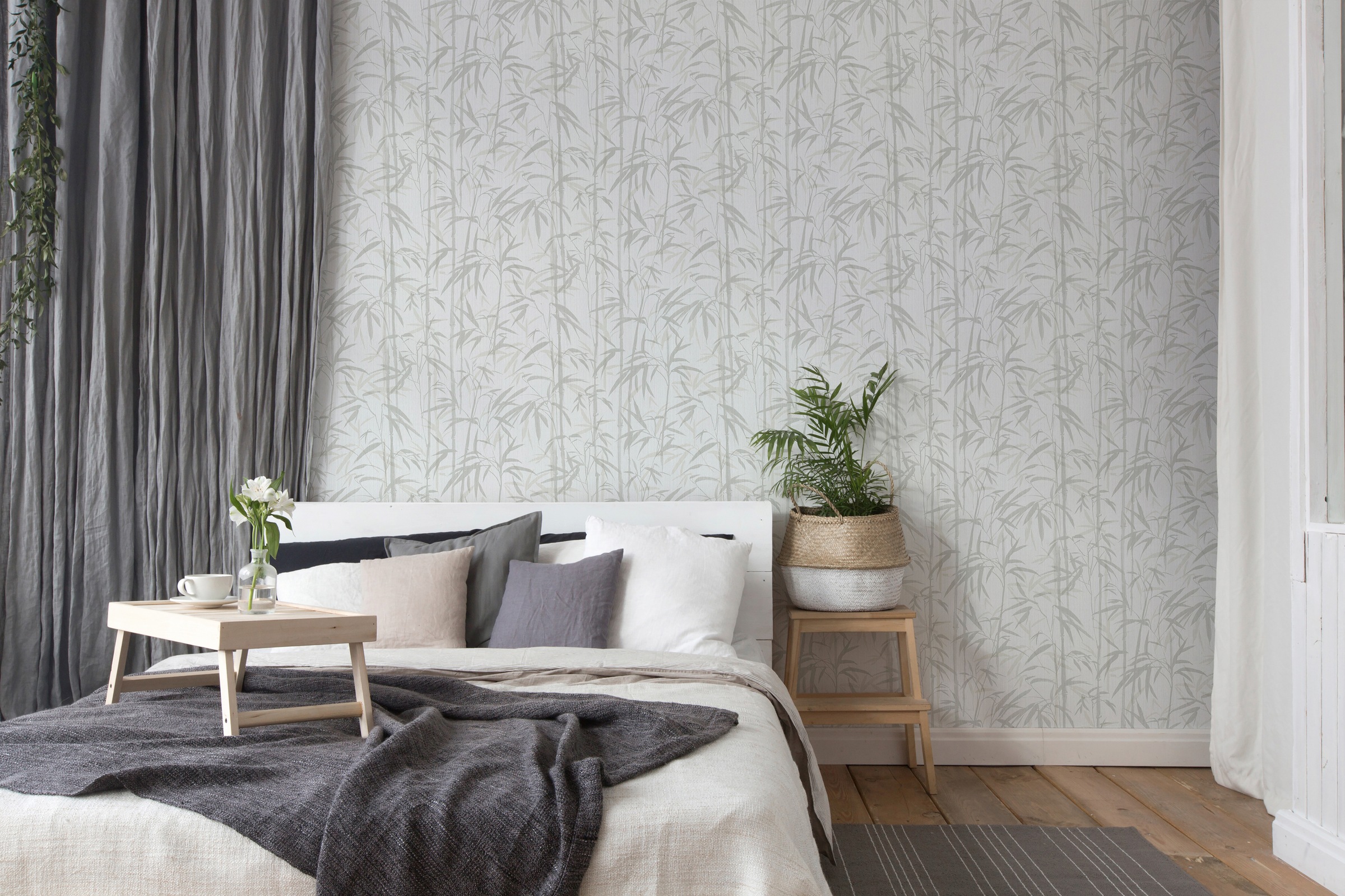 METROPOLIS BY MICHALSKY LIVING Vliestapete »Change is good, Bold Bamboo«, floral-botanisch-tropisch, Designertapete Tapete Bambus Tapeten Wohnzimmer Schlafzimmer Küche