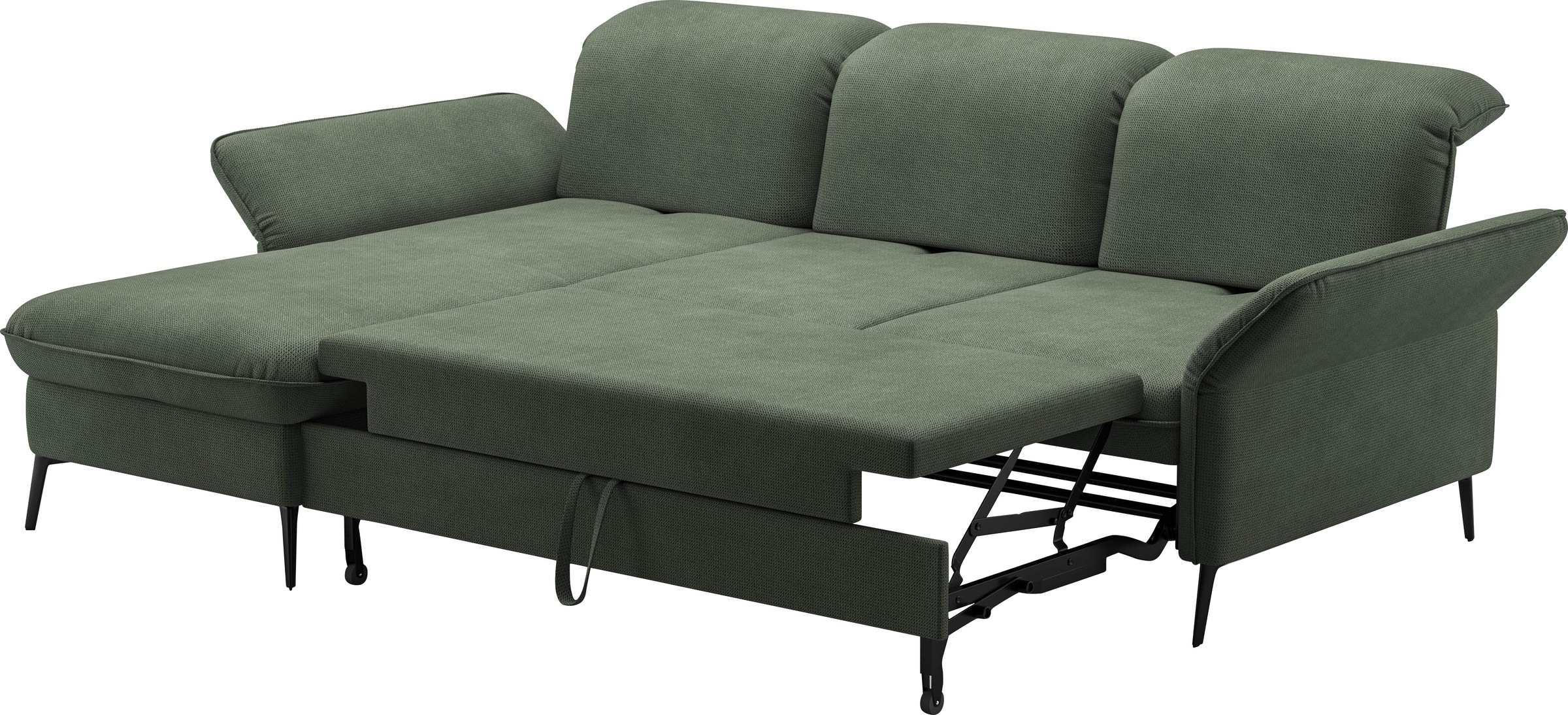 sit&more Ecksofa »Emely«, mit Sitztiefenverstellung optional mit Bettfunktion und Bettkasten