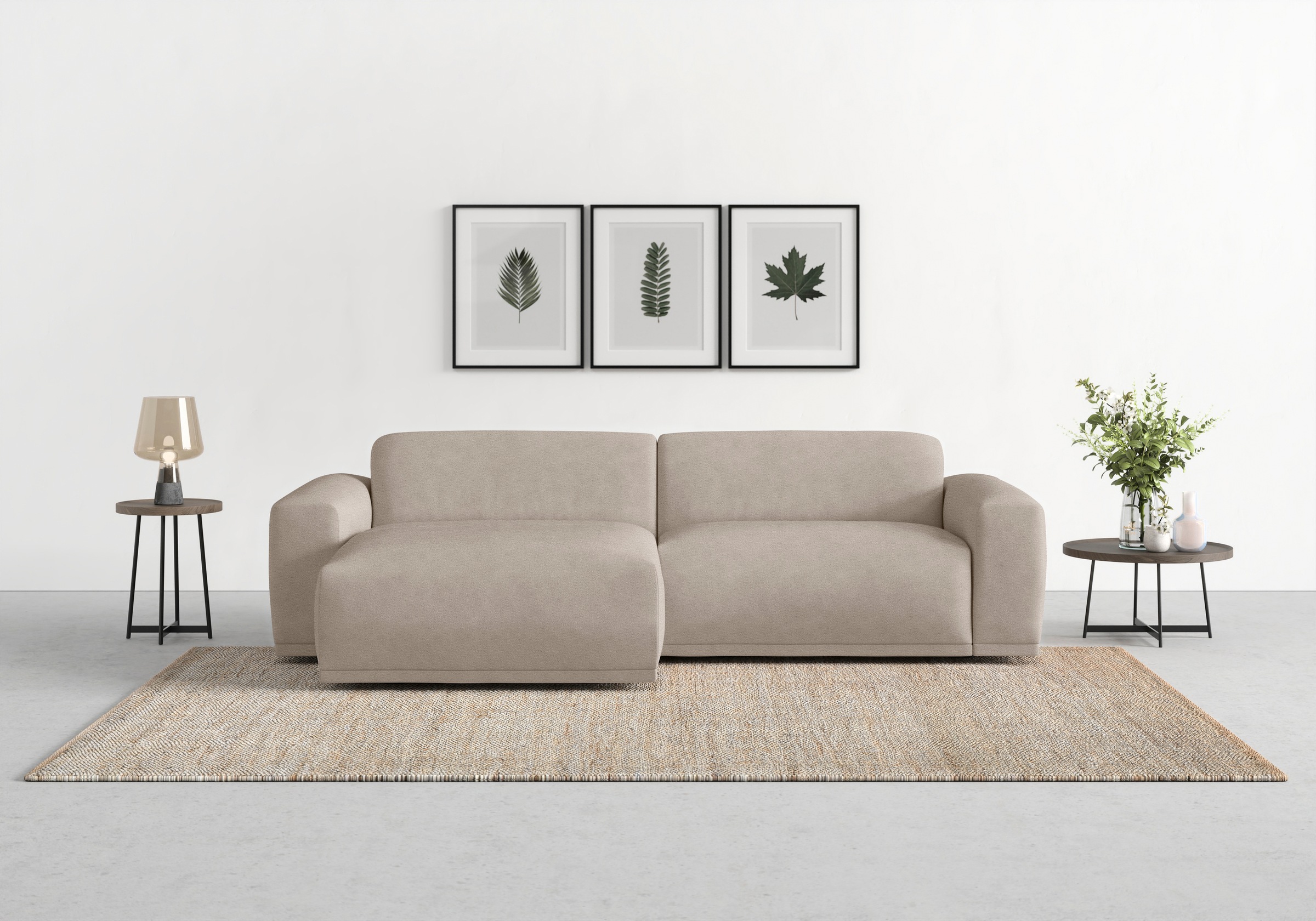 TRENDMANUFAKTUR Ecksofa »Braga, mit hochwertigem Kaltschaum, L-Form, in Cor günstig online kaufen