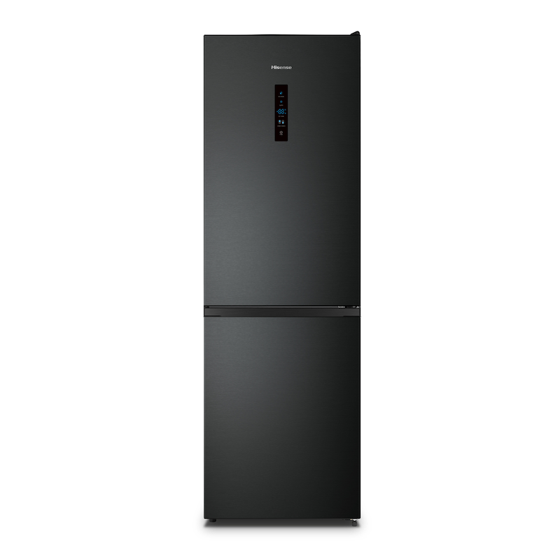 HISENSE Kühl-/Gefrierkombination »RB390N4CFD« 186 cm hoch 59, 5 cm breit Außen-Display Schwarz Inverter Kompressor