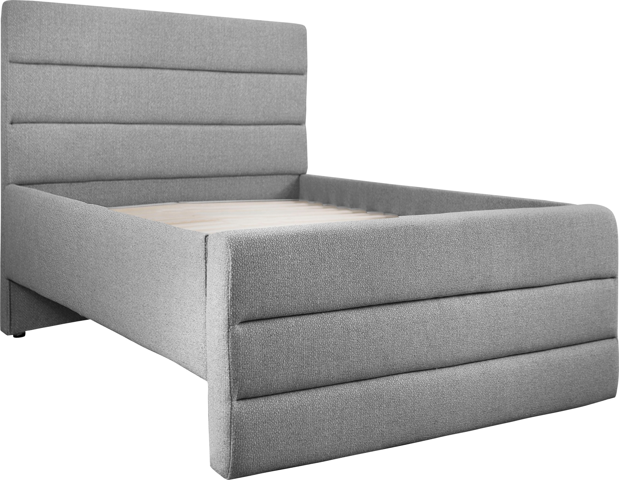 OTTO products Polsterbett "Merrit" Quernaht im Kopf- und Fußteil, in 5 Brei günstig online kaufen