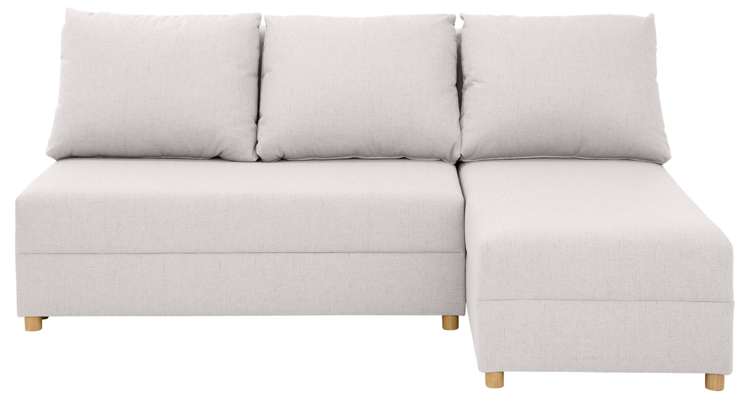 INOSIGN Ecksofa »Mick L-Form«, Longchair links/rechts montierbar, wahlweise mit Bettfunktion
