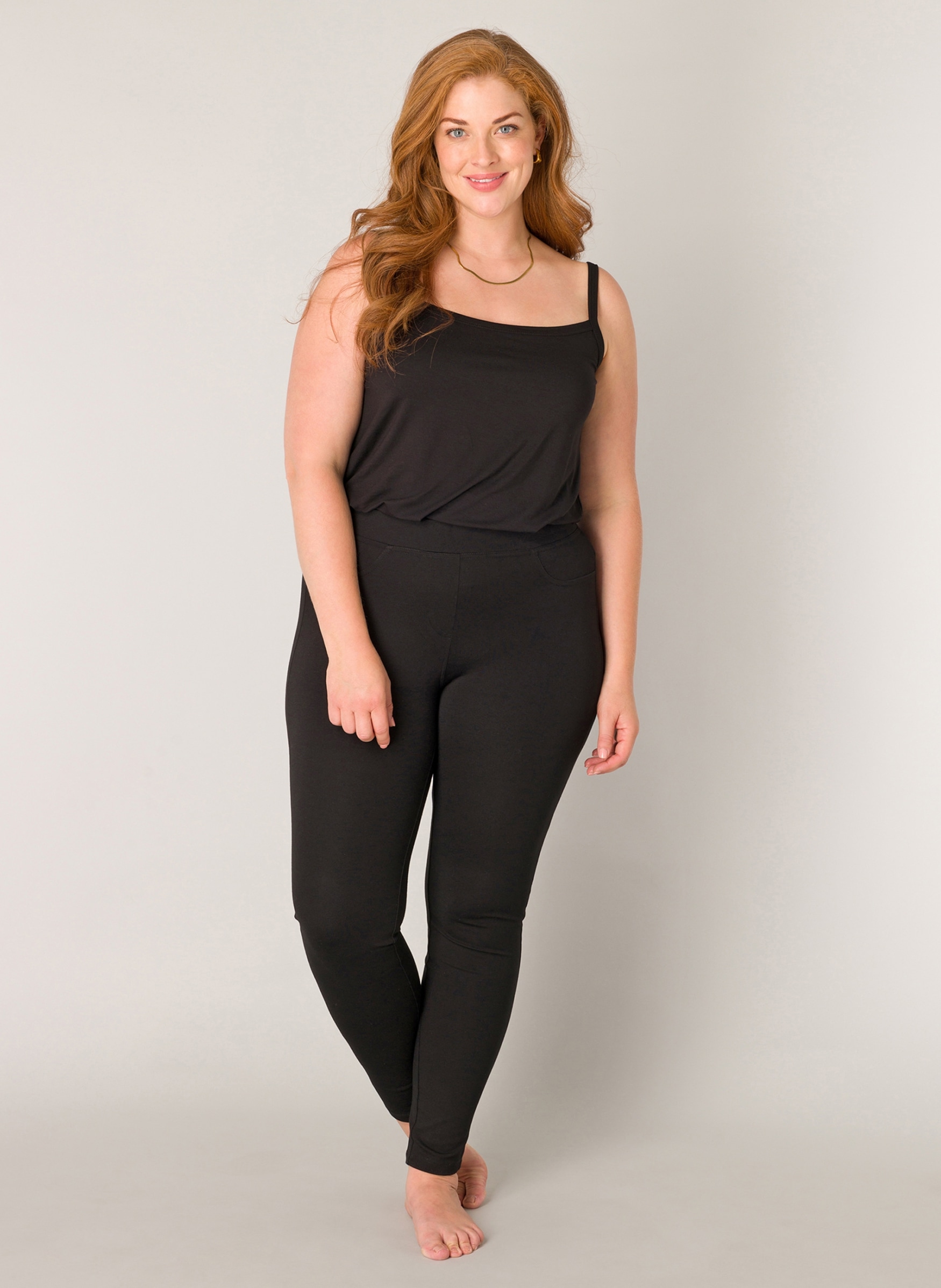 Base Level Curvy Jeggings »Arnika«  mit Badge
