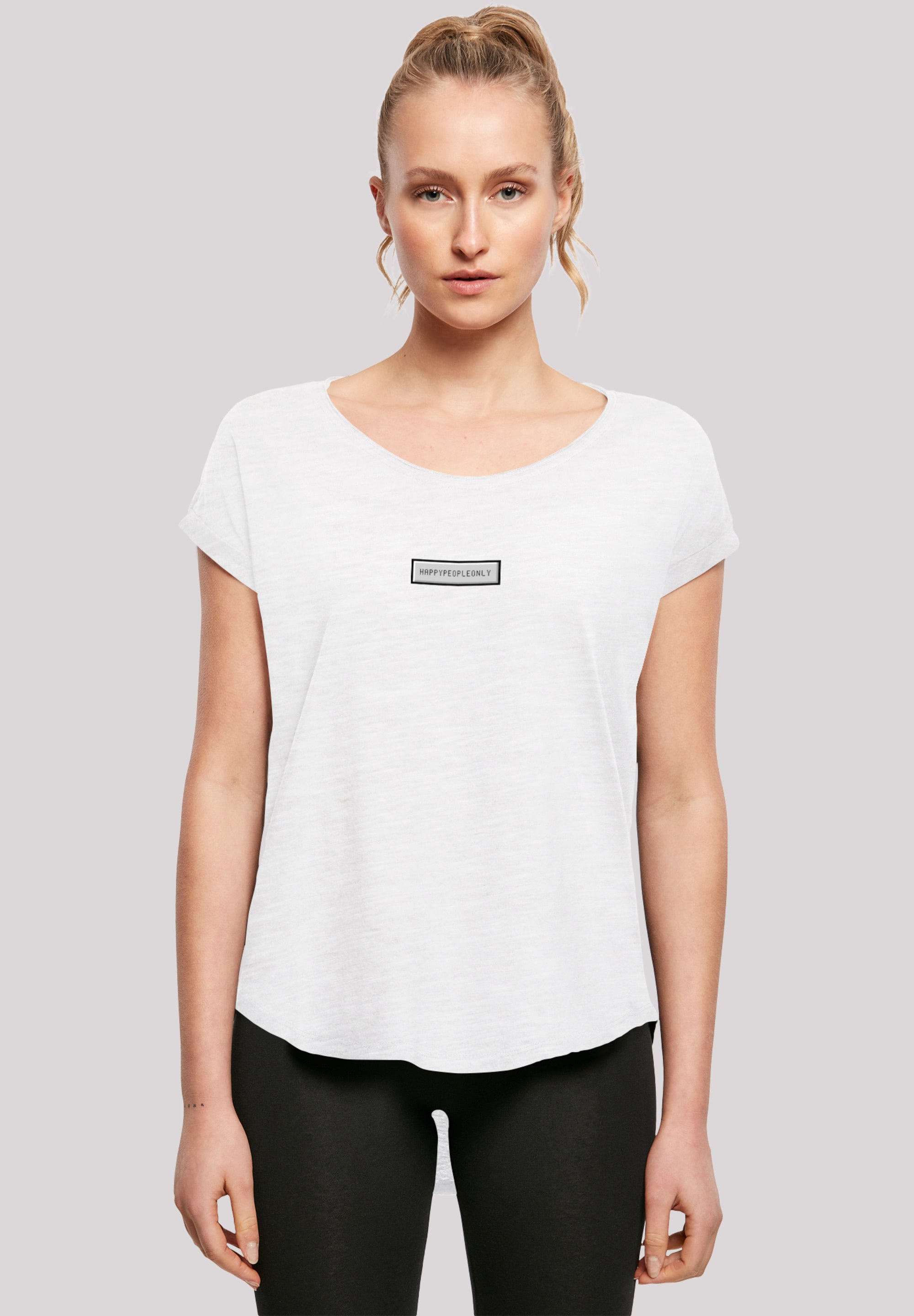 F4NT4STIC T-Shirt »F4NT4STIC Long Cut T-Shirt Happy Only«, Print People bestellen SIlvester Party