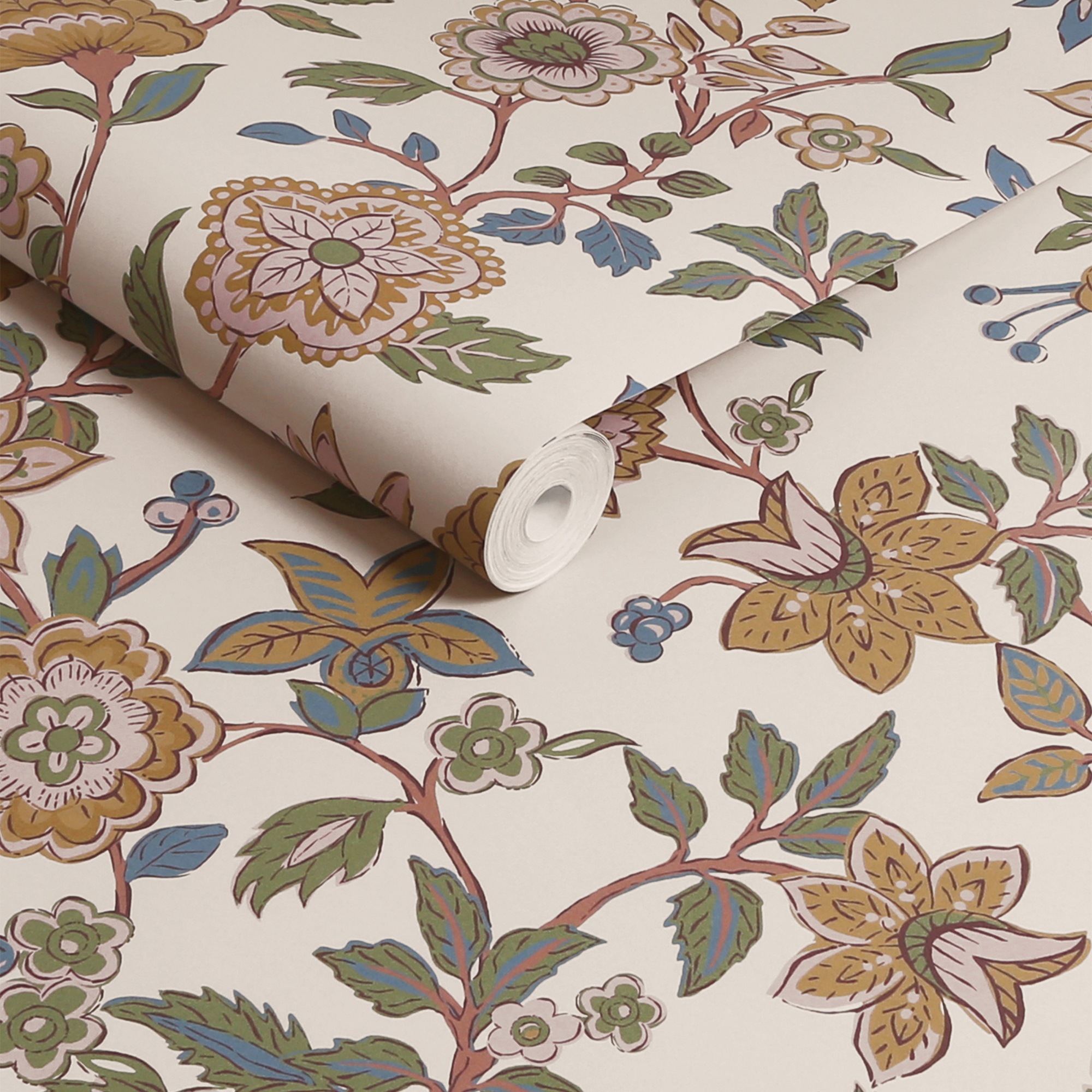 Joules Vliestapete »Scot Floral« Motiv glatt Design Tapeten günstig online kaufen