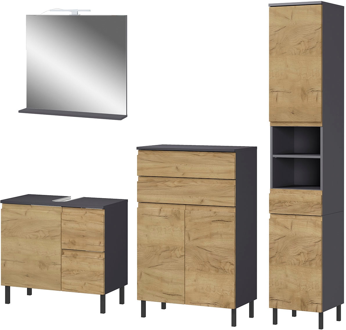 GERMANIA Badmöbel-Set »Scantic« 4 Stk. tlg. günstig online kaufen