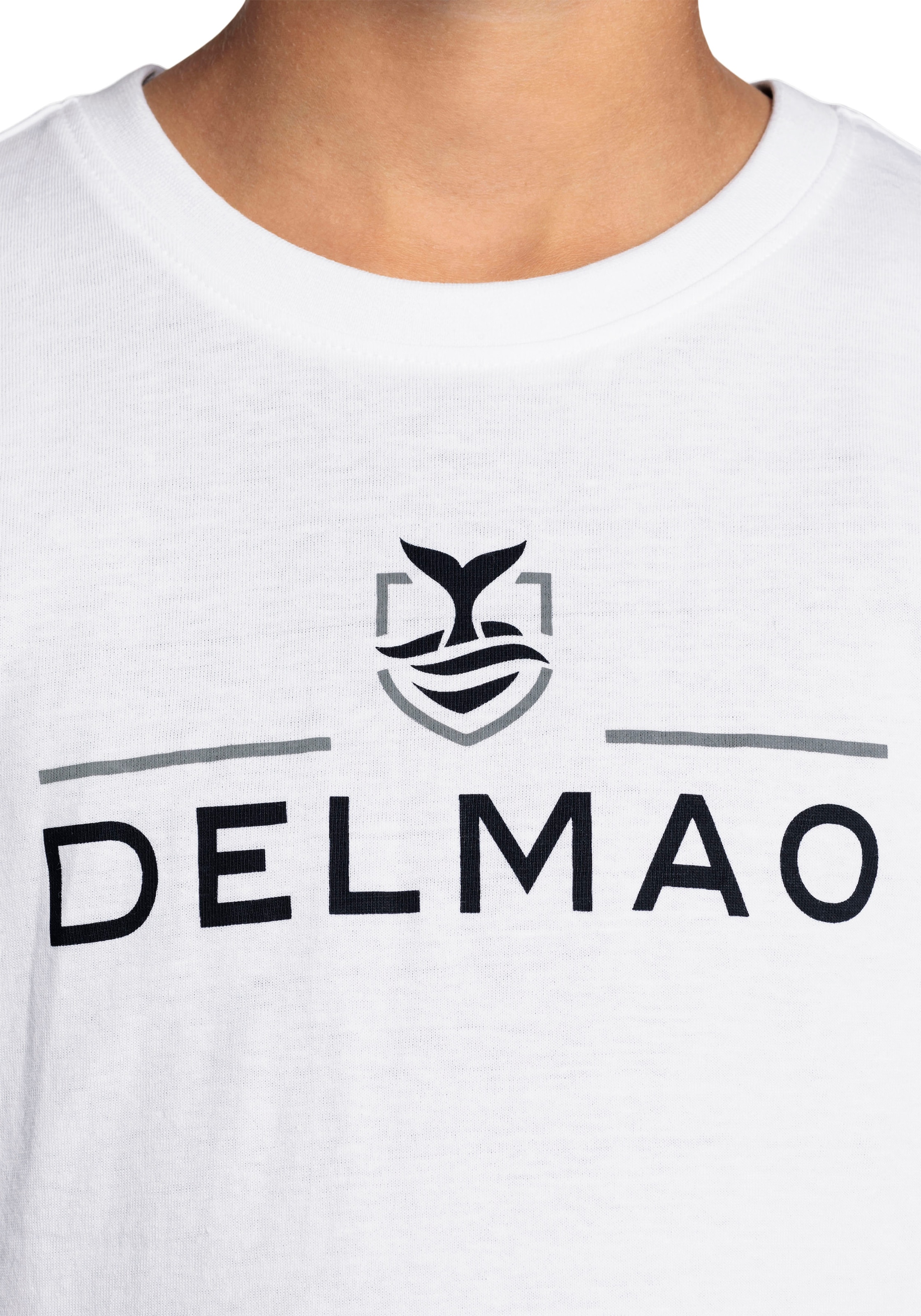 DELMAO T-Shirt »für Jungen«, mit Logo-Print. NEUE MARKE