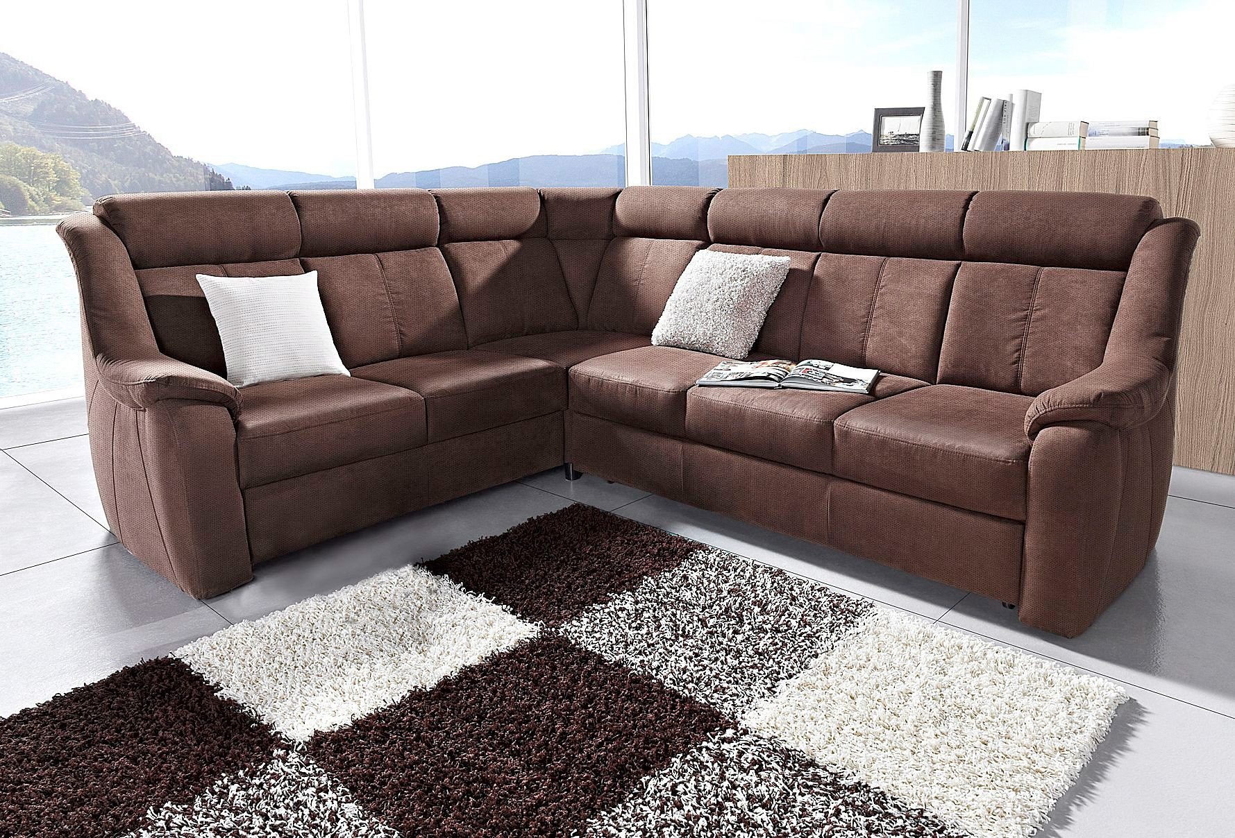sit&more Ecksofa »Basel L-Form«, wahlweise mit Relaxfunktion günstig online kaufen