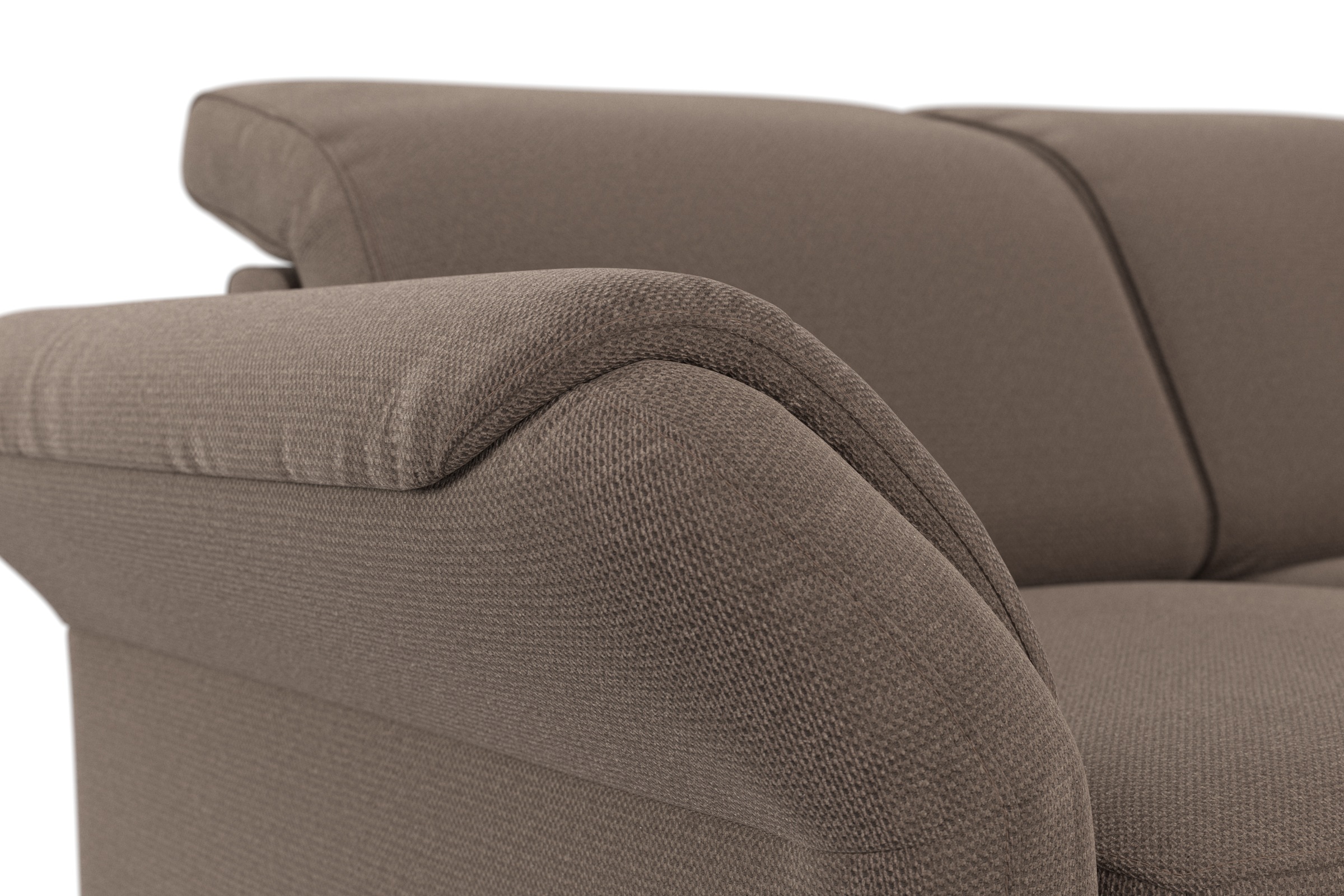 sit&more Ecksofa »Apulia L-Form«, wahlweise Bettfunktion, Bettkasten und Kopf- und Armteilverstellung