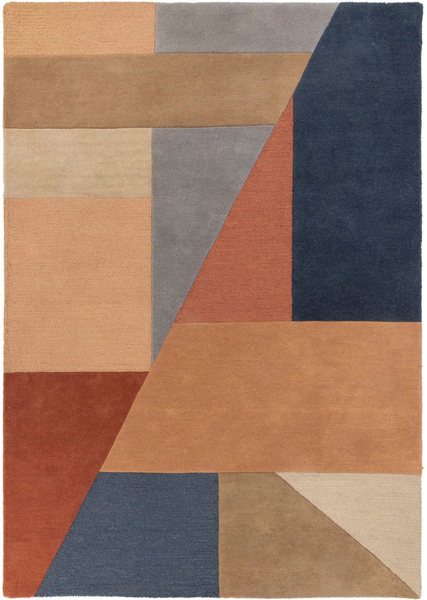 FLAIR RUGS Wollteppich »Alwyn«, rechteckig, 10 mm Höhe, Geometrisch günstig online kaufen