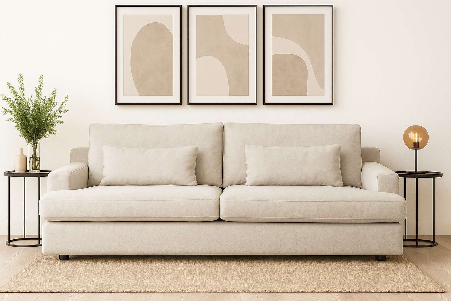 Home affaire Big-Sofa »Evelle 3 Sitzer Maxi« 237 cm, tiefe Sitzfläche, Loun günstig online kaufen