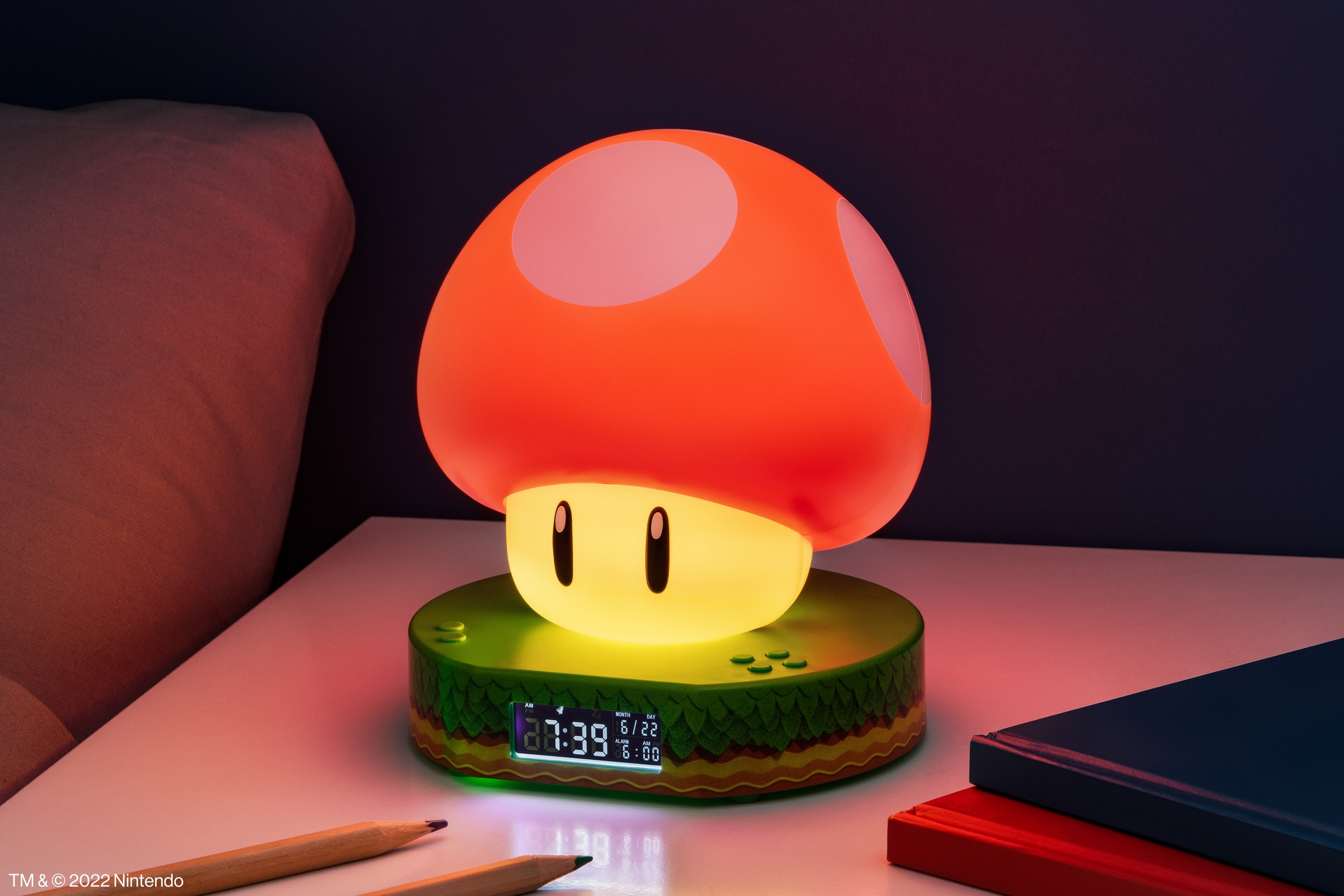 Paladone Wecker »Super Mario Pilz Mushroom digital Wecker«