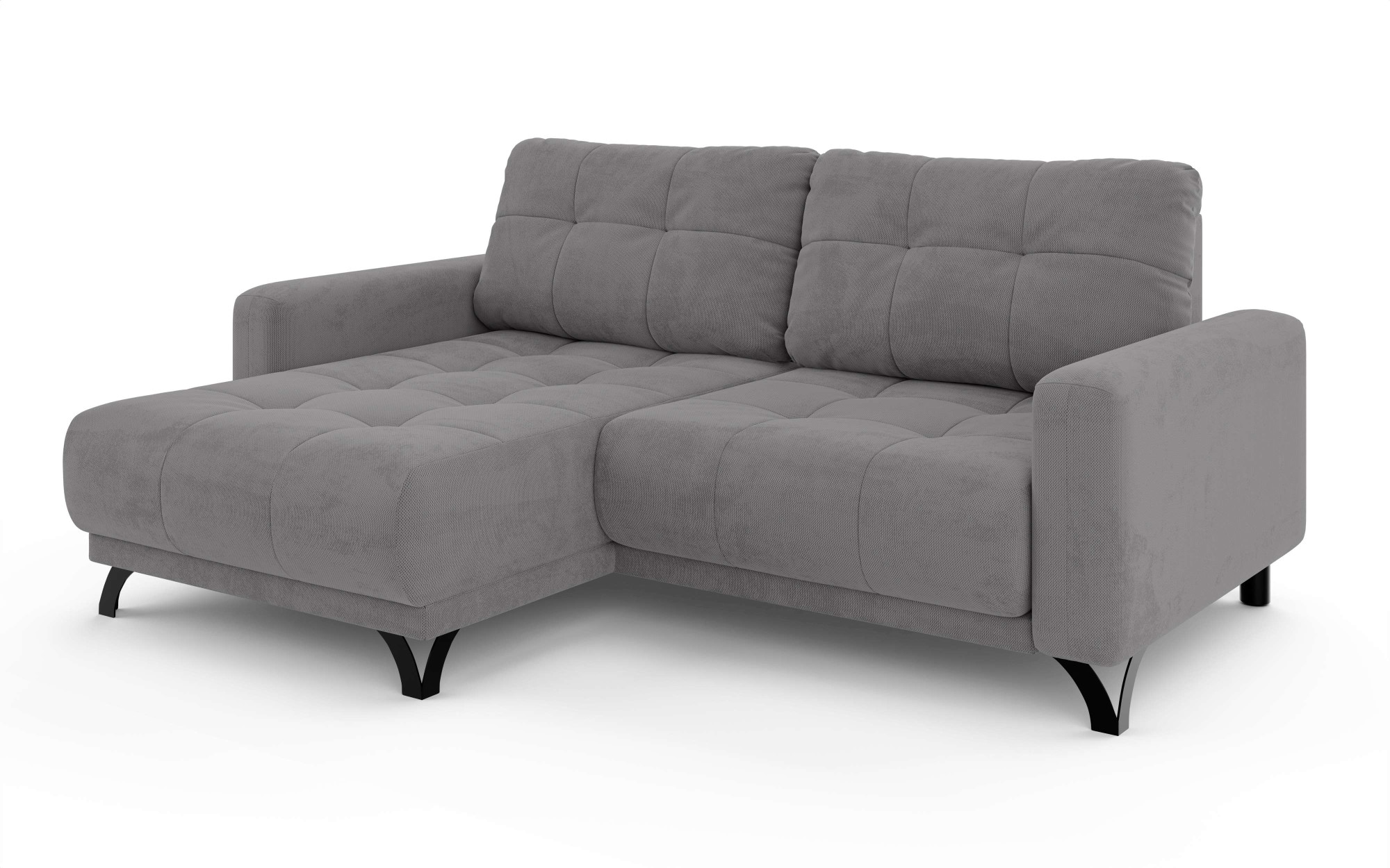 INOSIGN Ecksofa »FAIRVIEW mit verstellbaren Rückenlehne, Maße B/T/H: 234/174/93 cm«, L-Form mit Wellenunterfederung, Recamiere beidseitig montierbar