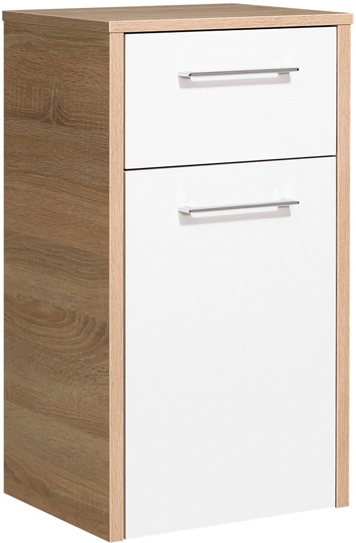 Saphir Badmöbel-Set »Quickset 382 5-teilig, Waschbeckenunterschrank mit LED-Spiegelschrank«, (11 St.), Hochschrank, Unterschrank, Hängeschrank, inkl. Türdämpfer, 8 Türen