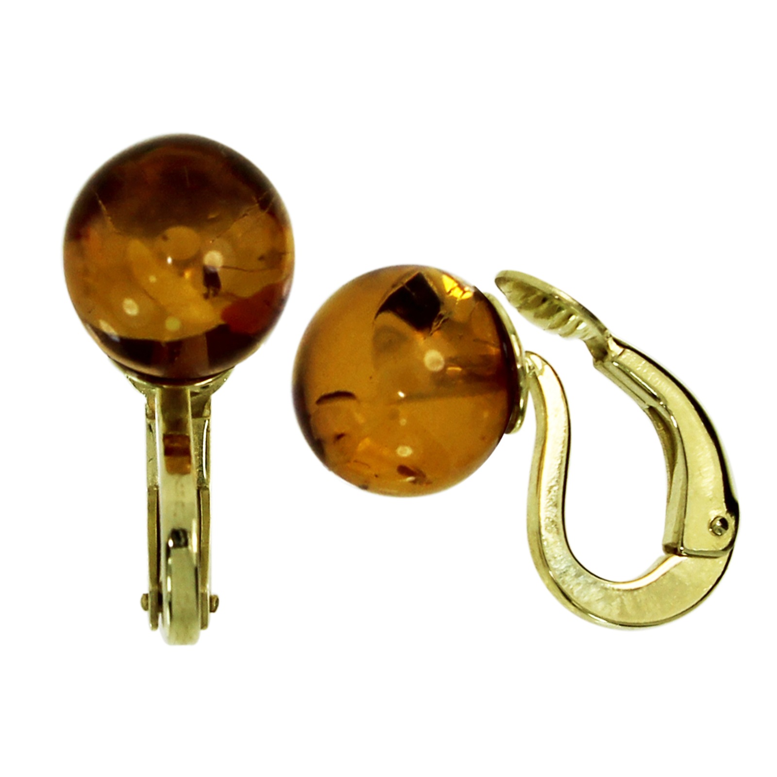 OSTSEE-SCHMUCK Paar Ohrclips 
