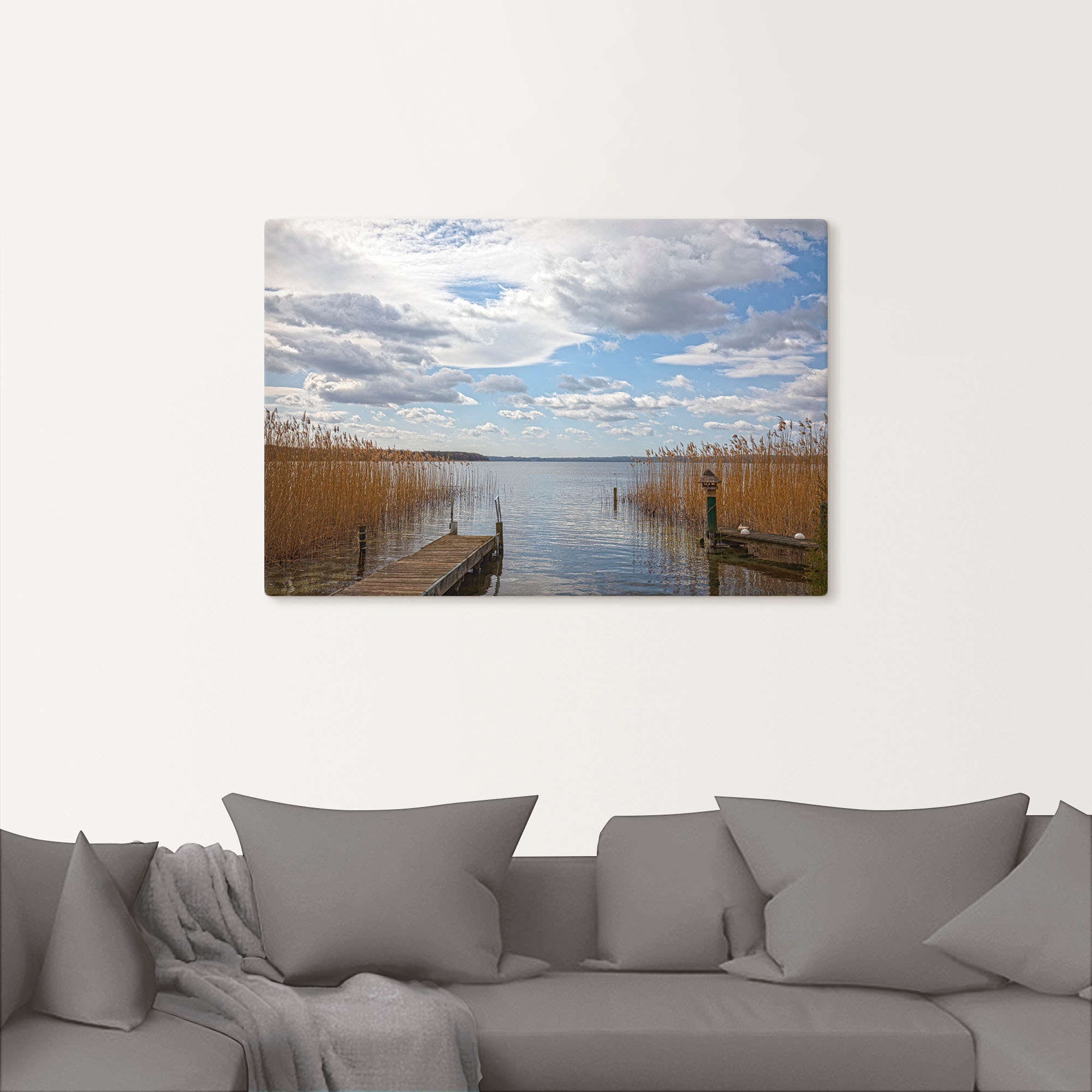 Artland Leinwandbild »Idylle am Ratzeburger See«, Seebilder, (1 St.), auf K günstig online kaufen