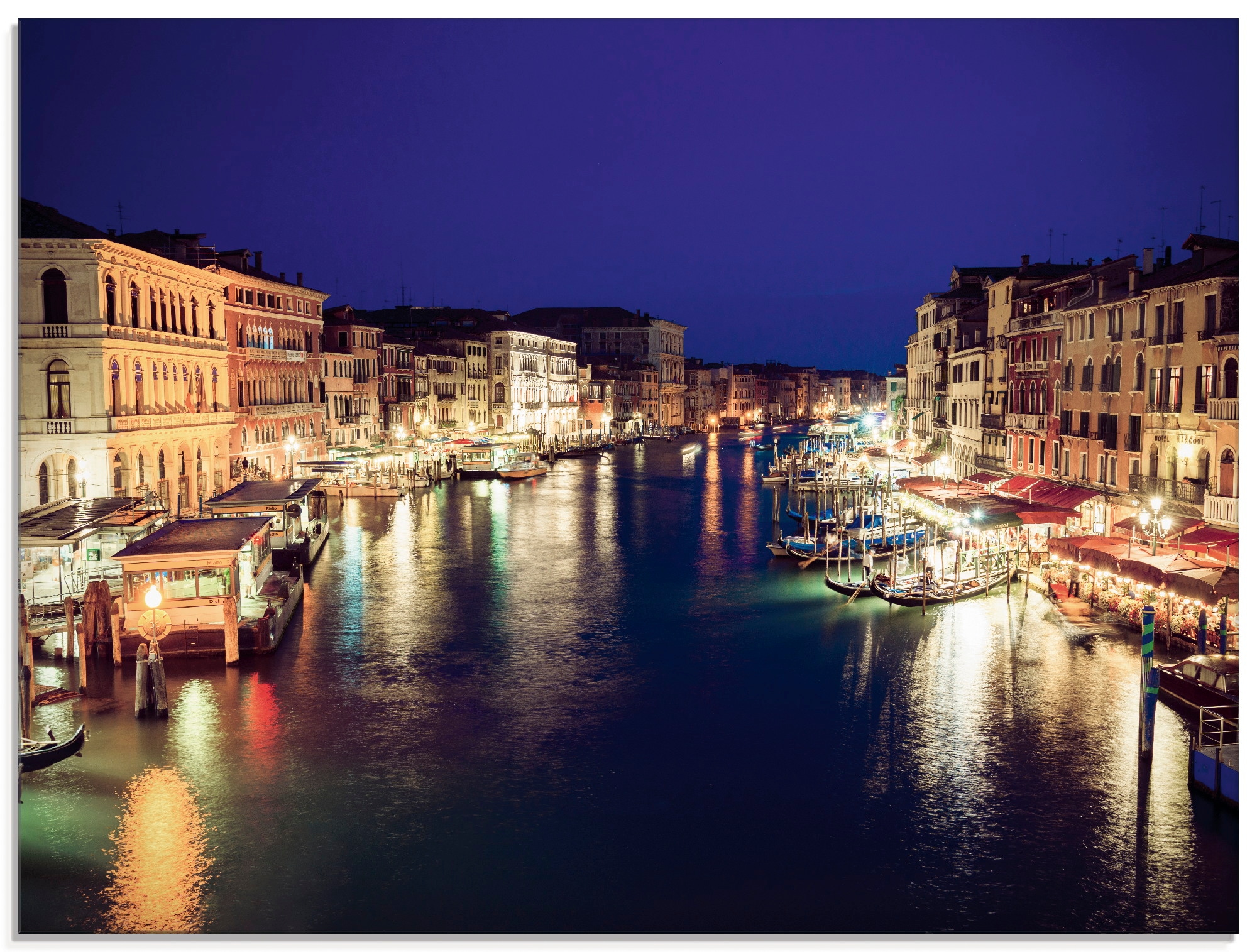 Artland Glasbild »Venedig bei Nacht«, Italien, (1 St.), in verschiedenen Gr günstig online kaufen