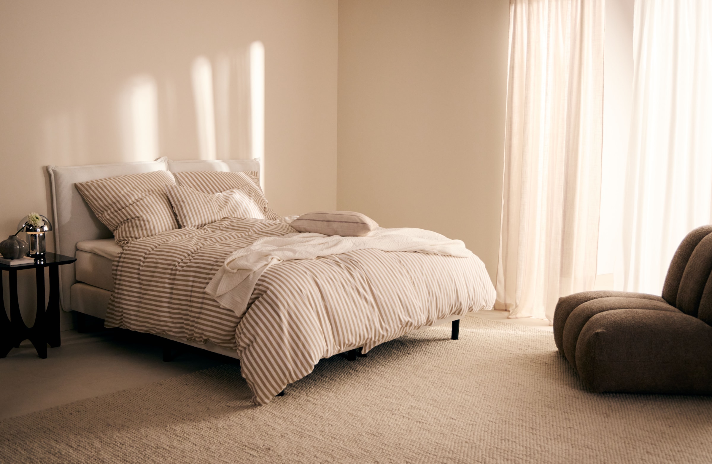 LeGer Home by Lena Gercke Dekokissen »Zayla« Edler Leinenlook, Kissenhülle ,ohne Füllung, 50x50cm, 2 Stück im Paket