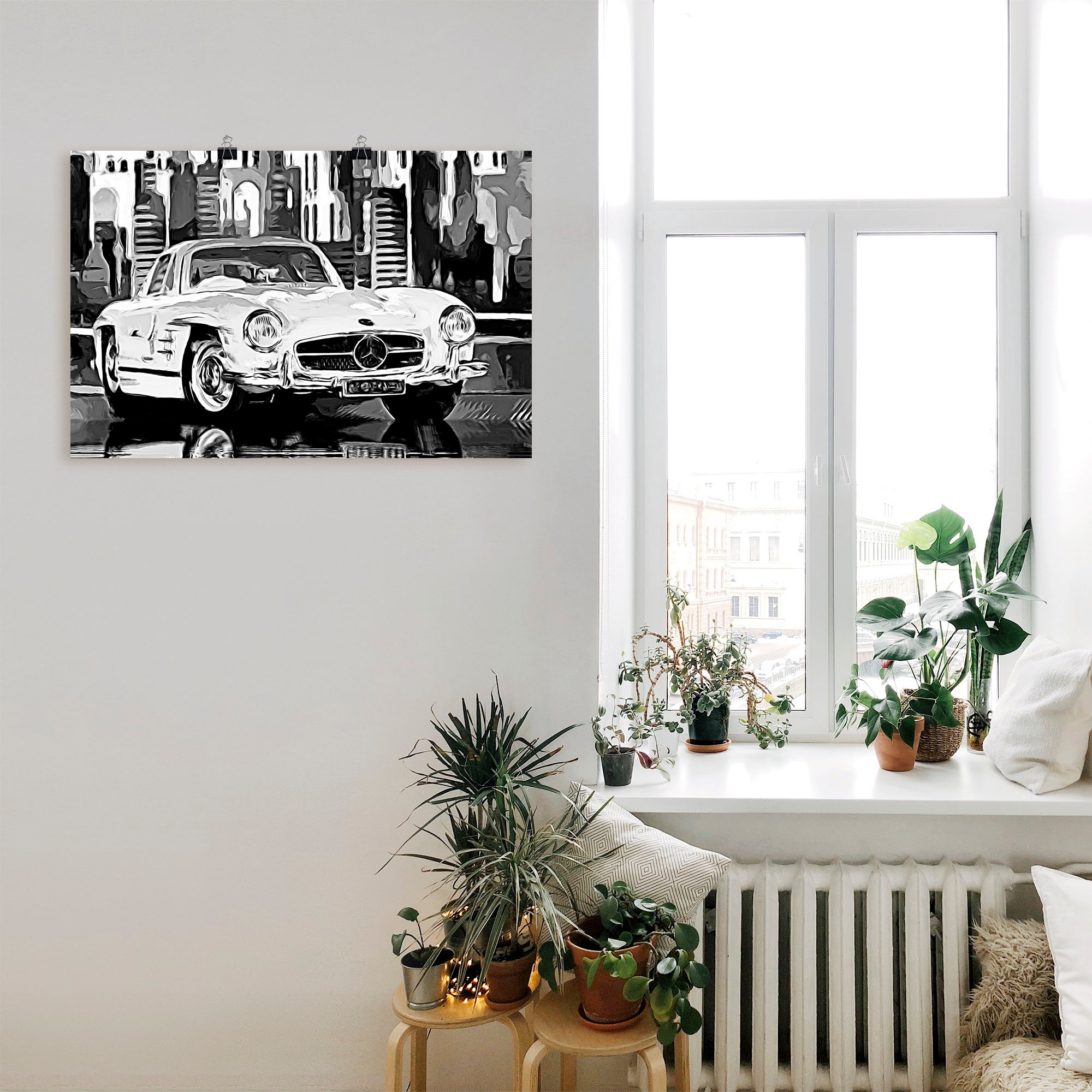 Artland Wandbild »300 SL Flügeltürer«, Auto, (1 St.), als Alubild, Leinwandbild, Wandaufkleber oder Poster in versch. Größen