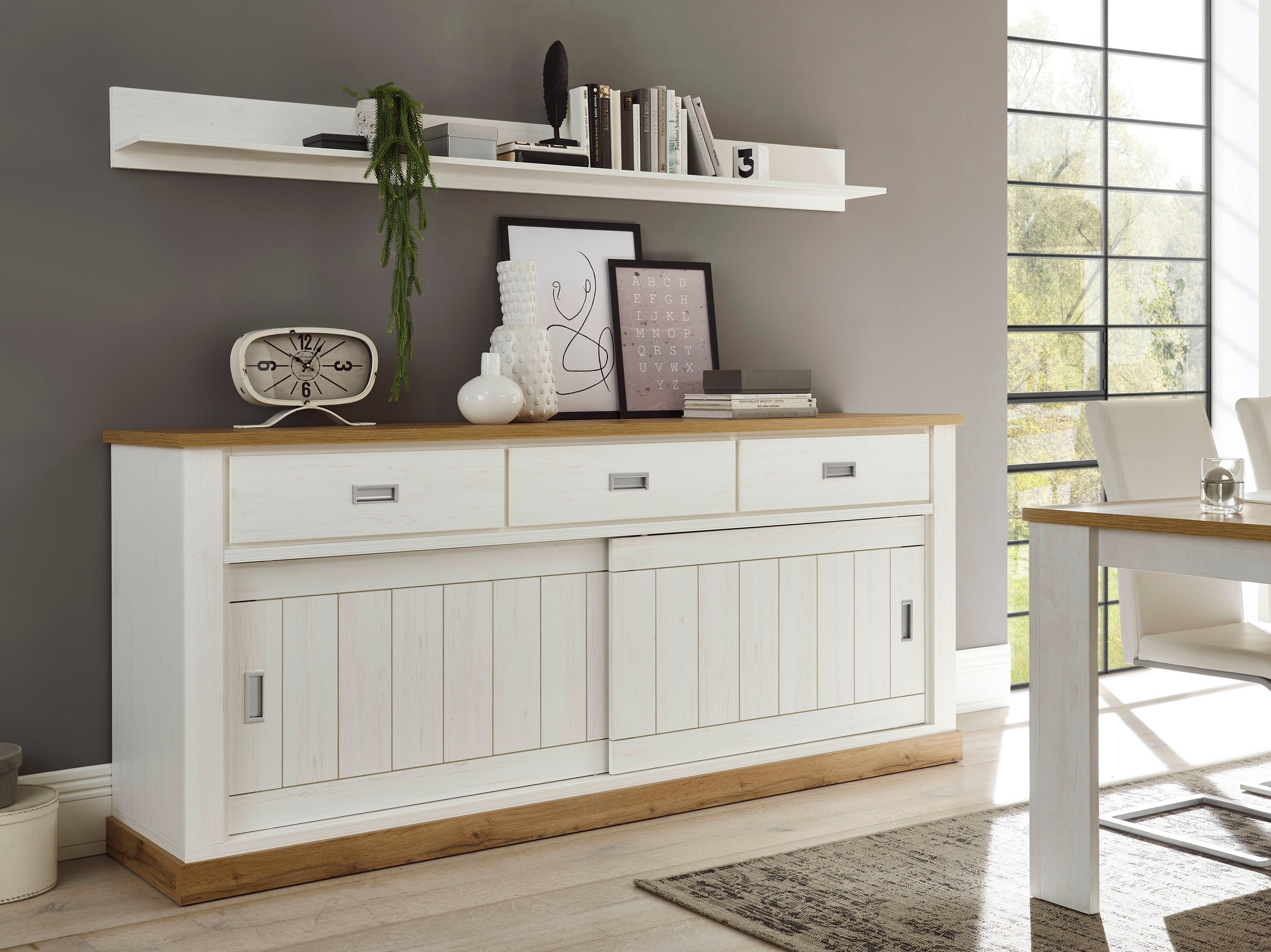 Home affaire Sideboard »ORLANDO«, Breite ca. 215 cm