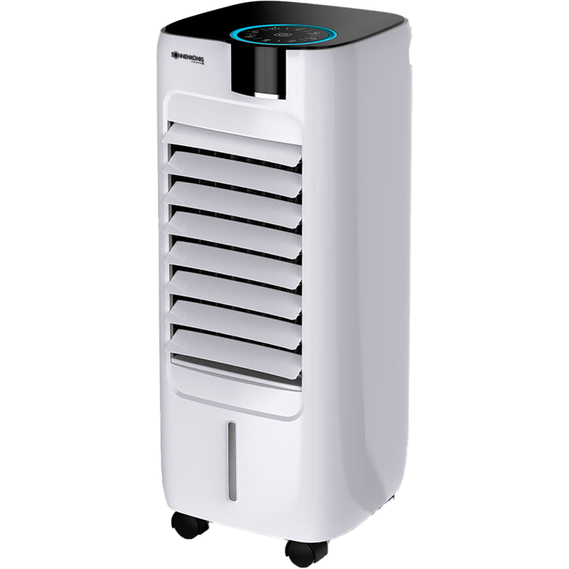 SONNENKÖNIG Standventilator »Air Fresh 12, Leistung 65W, 6L Wassertank, Auto-Off, Soft-Touch, « Fernbedienung, Oszillation, Natur- und Schlafmodus,...