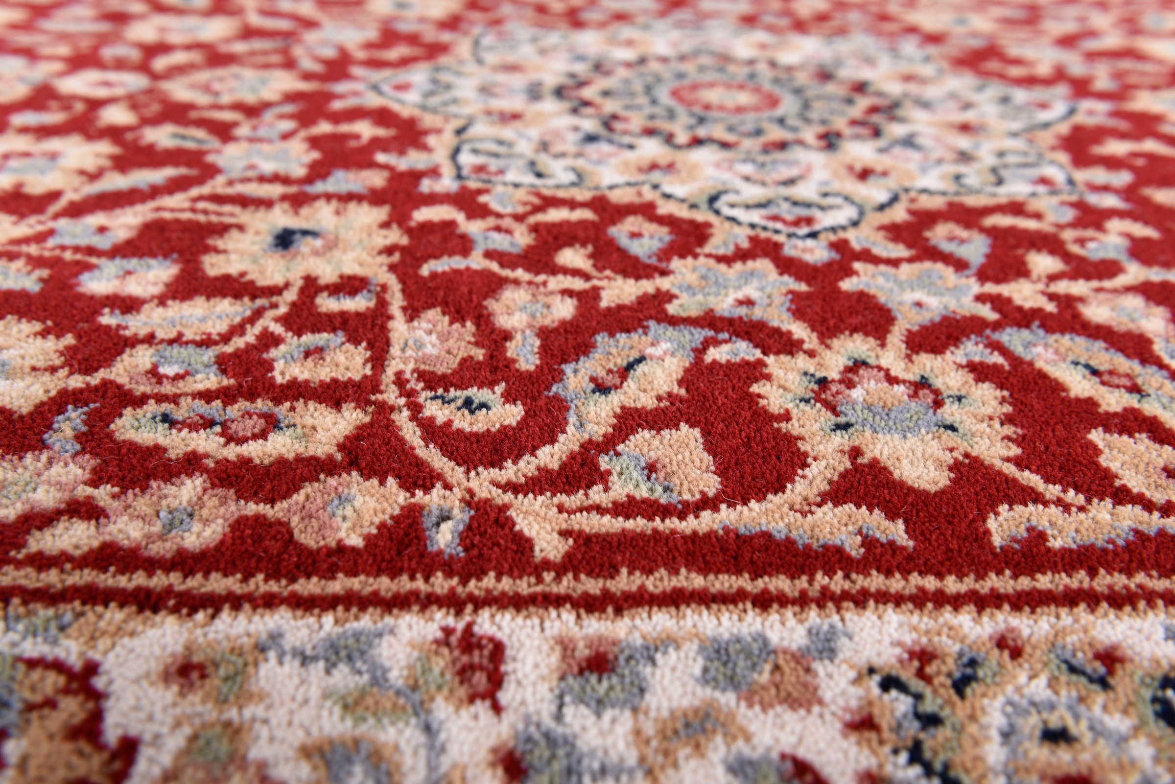 THEKO Wollteppich »Dolna - 859«, rechteckig, 10 mm Höhe, Kurzflor, reine Wolle, Orient-Optik