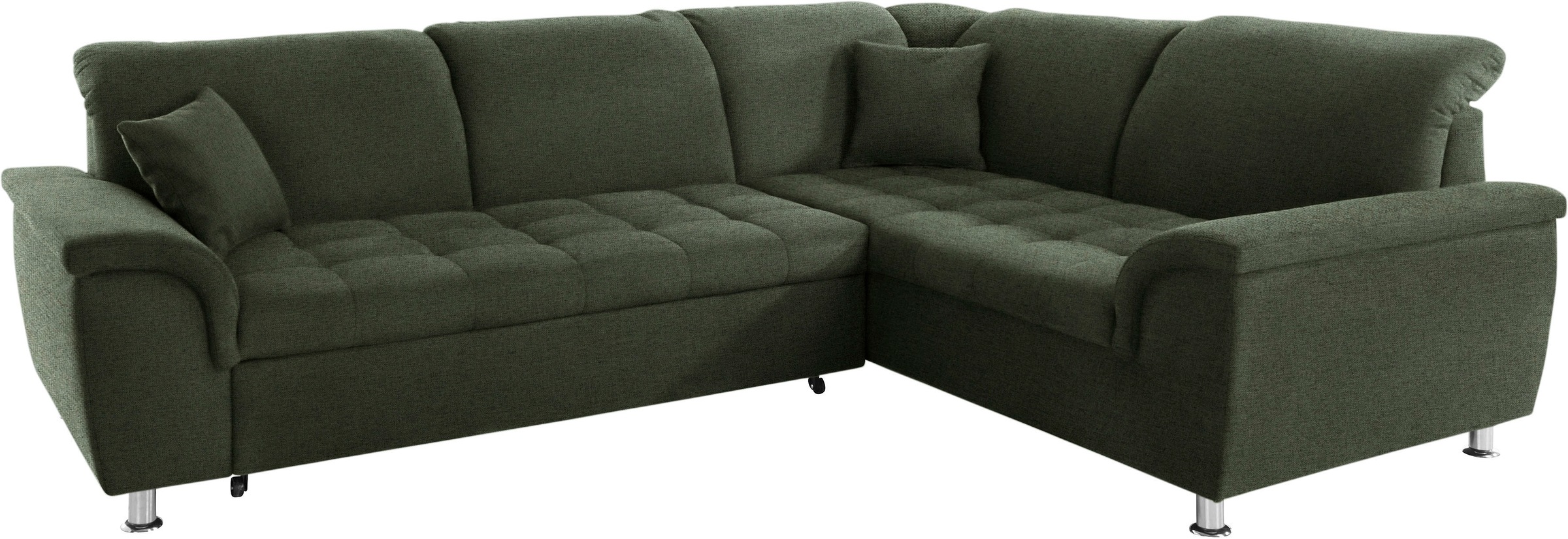 DOMO collection Ecksofa »Franzi L-Form«, wahlweise mit Kopfteilverstellung günstig online kaufen