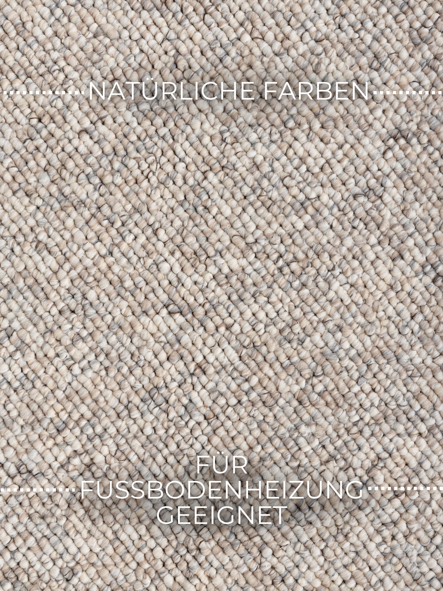 ELLE DECORATION Teppich »Rocco«, rechteckig, 10 mm Höhe, Läufer, waschbar, Wohnzimmer, Esszimmer, Woll-Optik