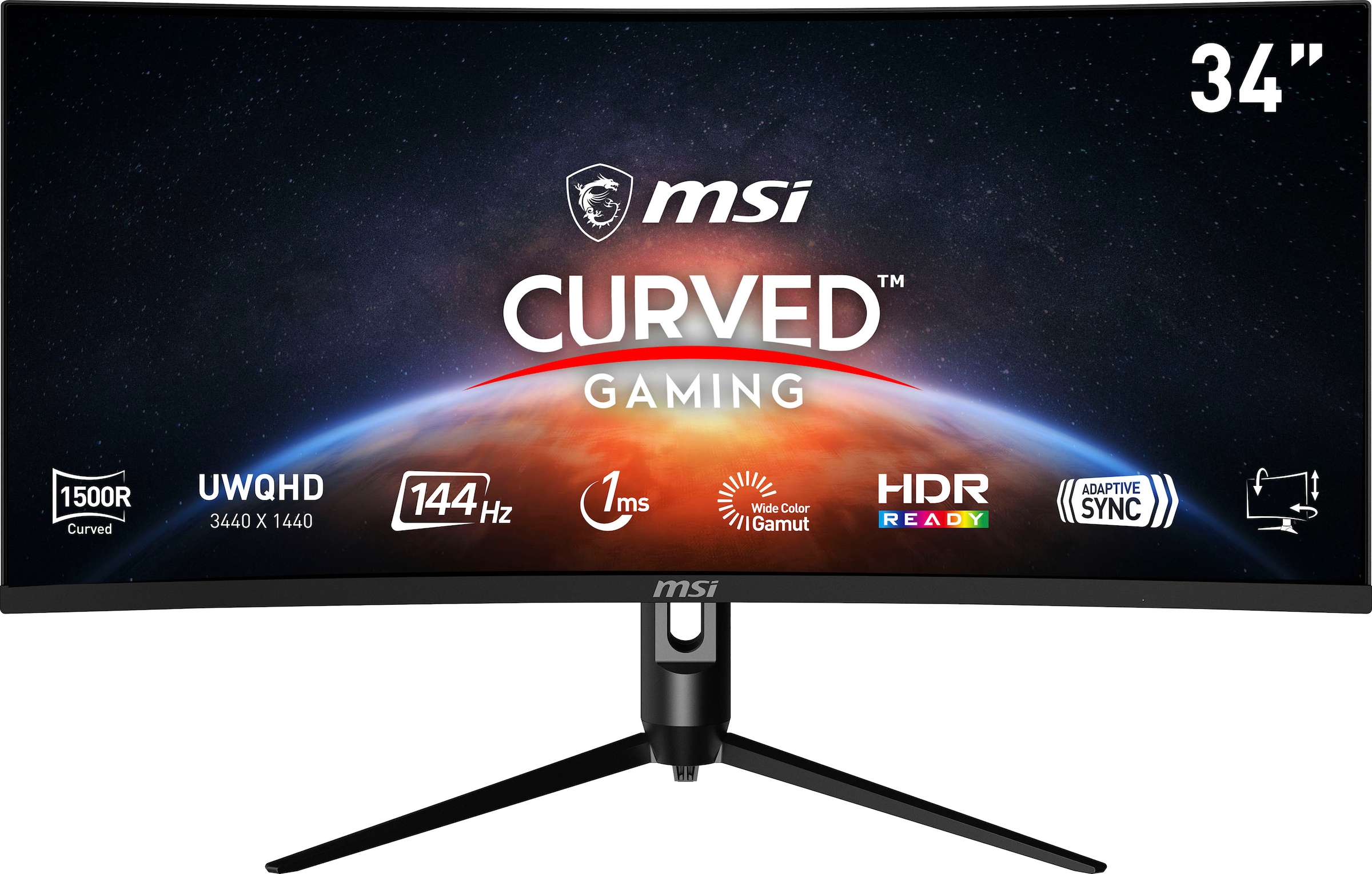 Curved-Gaming-LED-Monitor »Optix MAG342CQR«, 86 cm/34 Zoll, 3440 x 1440 px, UWQHD, 1...