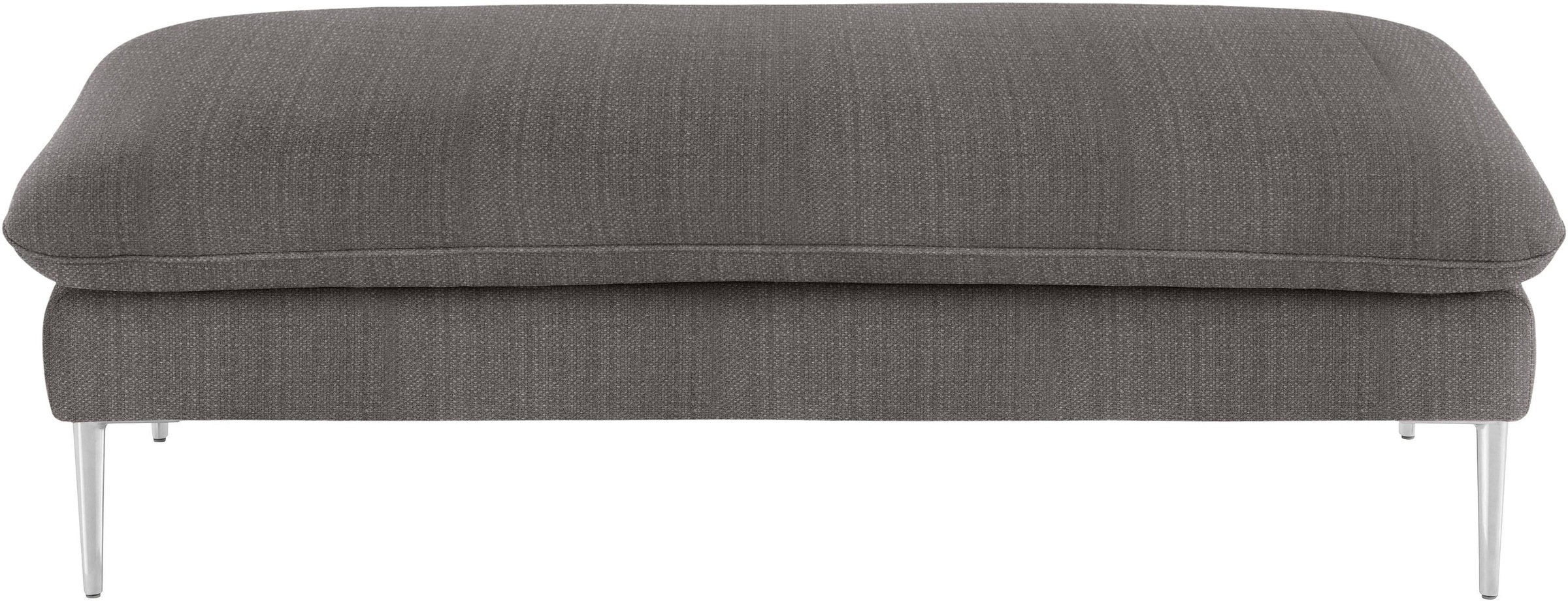 W.SCHILLIG Hocker »enjoy&MORE«, Füße Chrom glänzend, Breite 151 cm