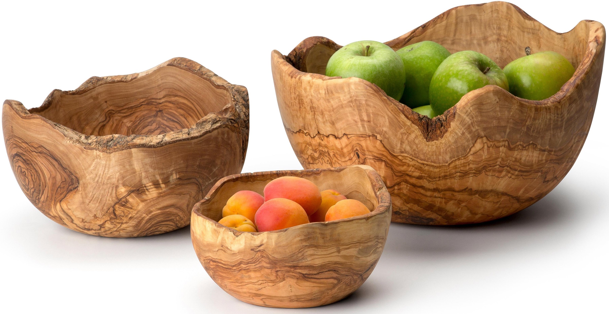 Continenta Obstschale, aus Holzwerkstoff, Naturform günstig online kaufen