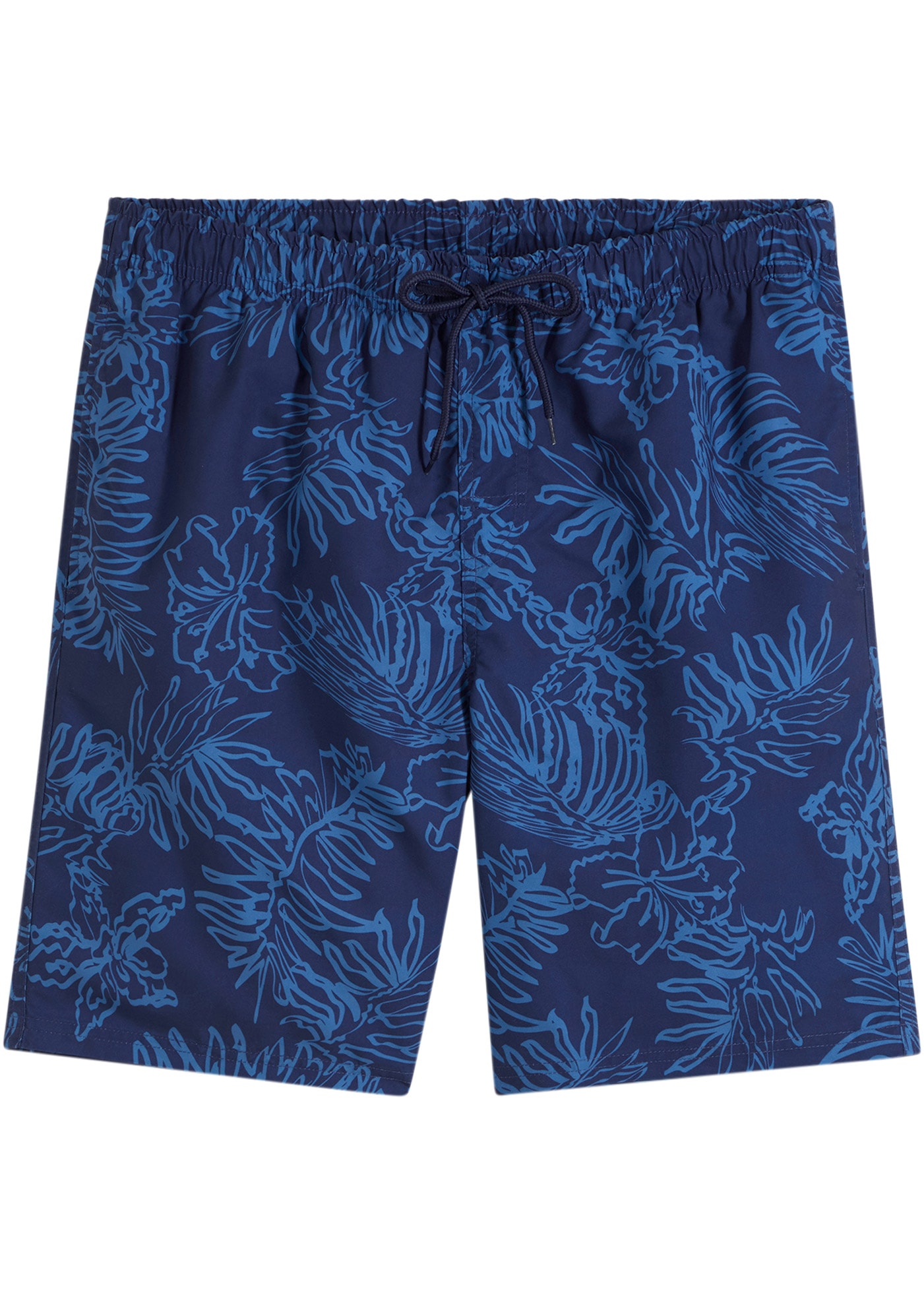bonprix Badeshorts »Badeshorts Herren« mit Innenslip und Münztasche aus Netzware, bedrucktes Design