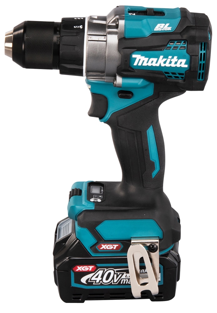 Makita Akku-Bohrschrauber »»DF001GD201««, (XGT, 40V max., 140 Nm, 0-2.600 min-1), Inkl. MAKPAC Größe 3, Schnellladegerät DC40RA und 2x BL4025 Akkus