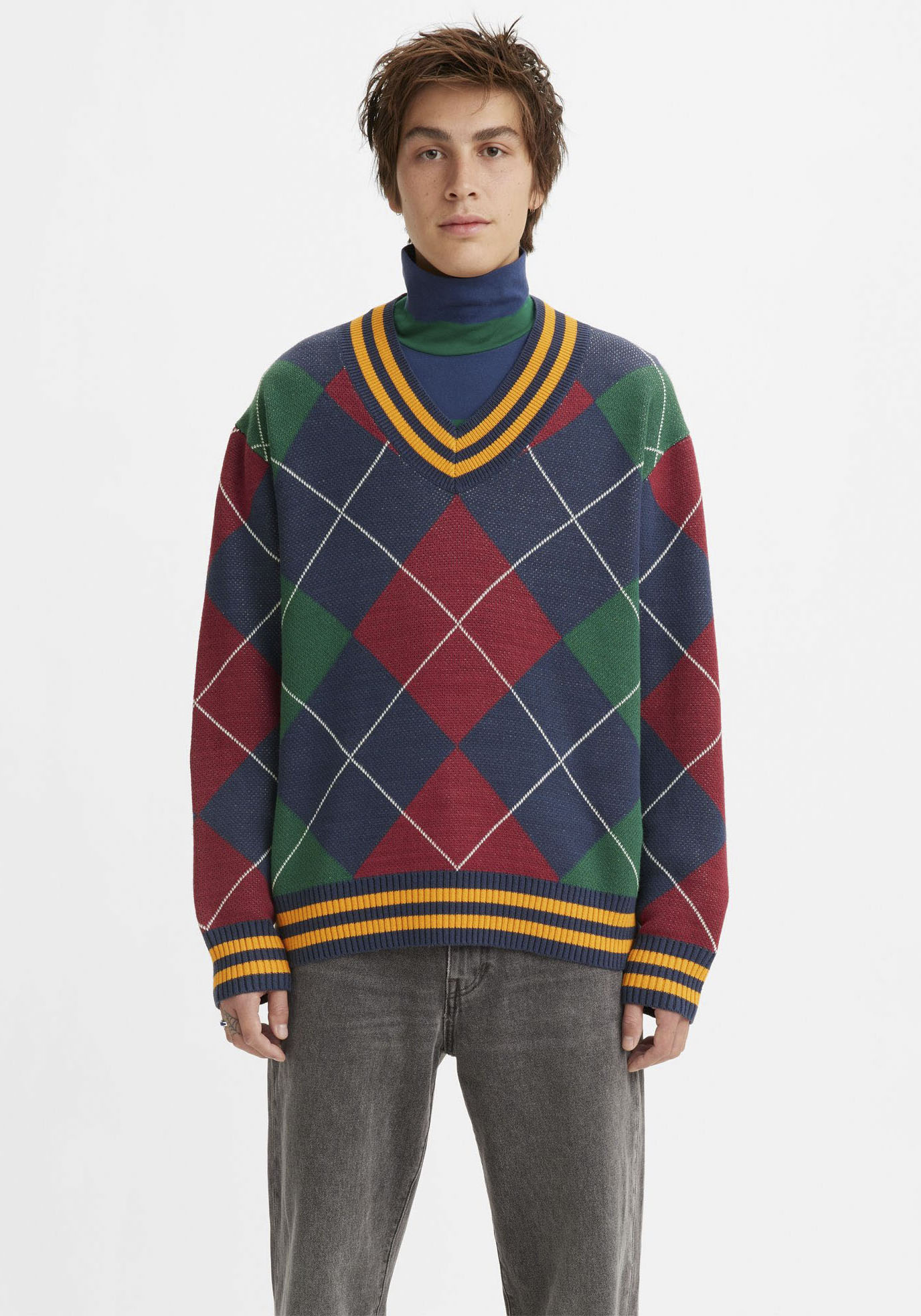 V-Ausschnitt-Pullover »STAY LOOSE VNECK SWEATER«