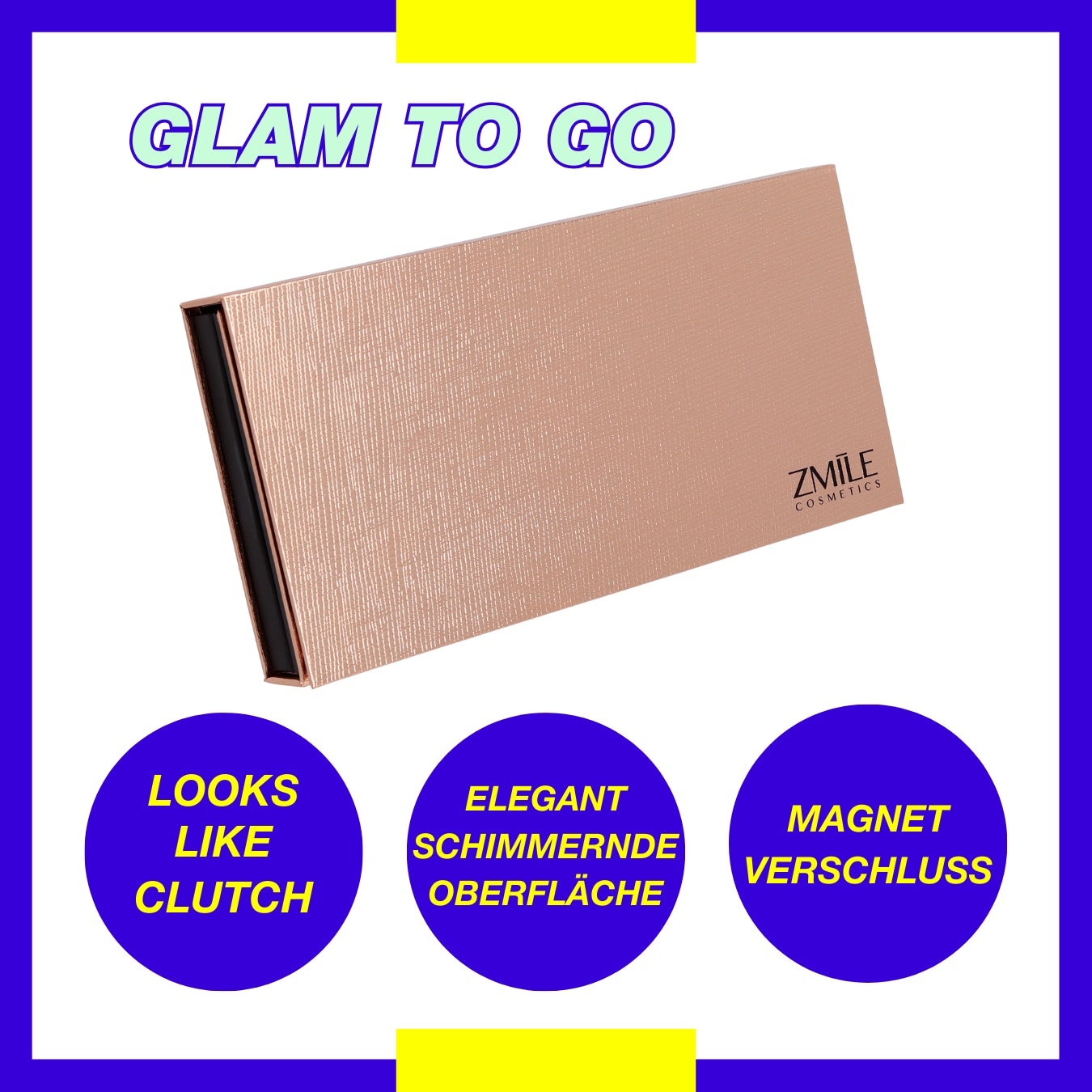 ZMILE COSMETICS Kosmetik-Set »Make-Up Set 'Glam to Go'«, (42 tlg.), mit veganer Formulierung
