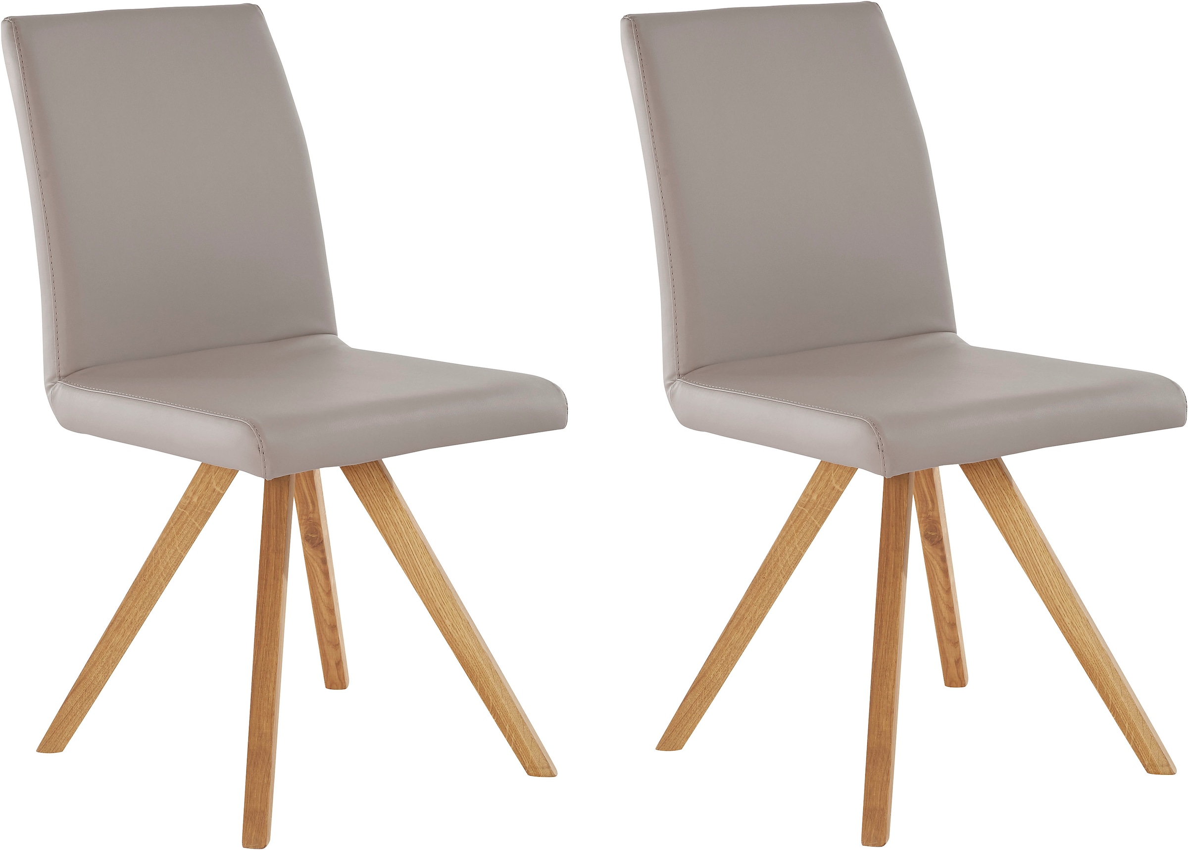 Home affaire Schalenstuhl »Rio« (Set) 2 Stk. Kunstleder Bezug in Kunstleder günstig online kaufen