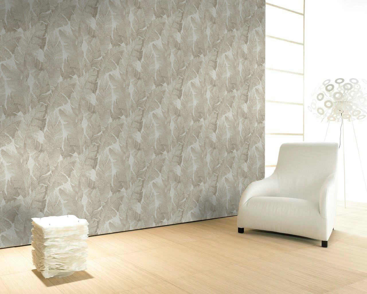Marburg Vliestapete »Beige«, floral, moderne Tapete für Wohnzimmer Schlafzimmer Küche