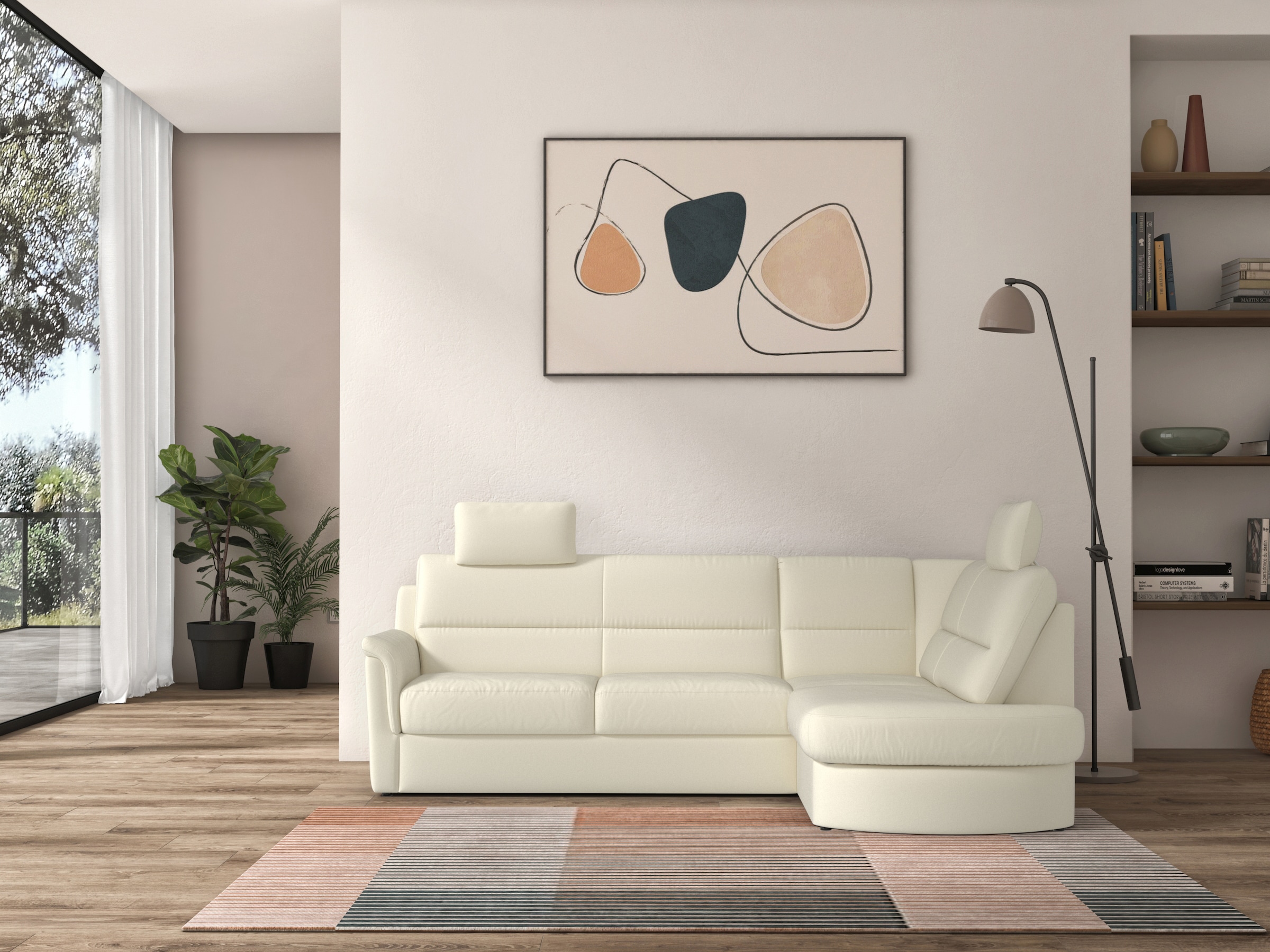 sit&more Ecksofa "Panini L-Form", wahlweise mit Bettfunktion und Bettkasten günstig online kaufen