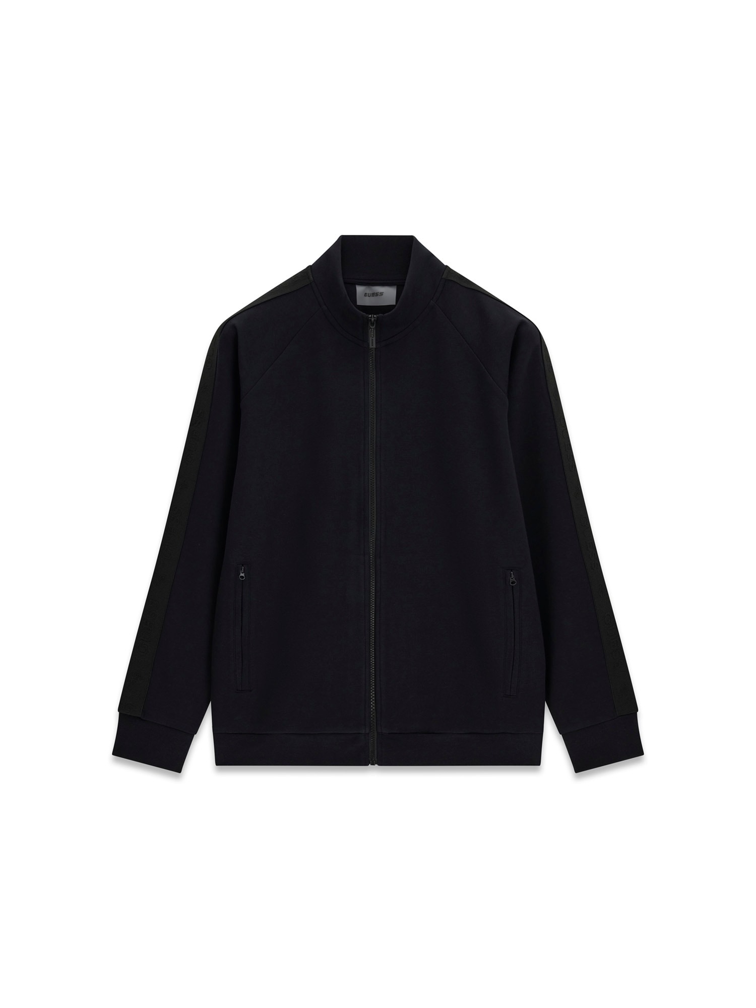 Guess Sweatjacke »THOR« Stehkragen, Regular Fit, Reißverschlusstaschen