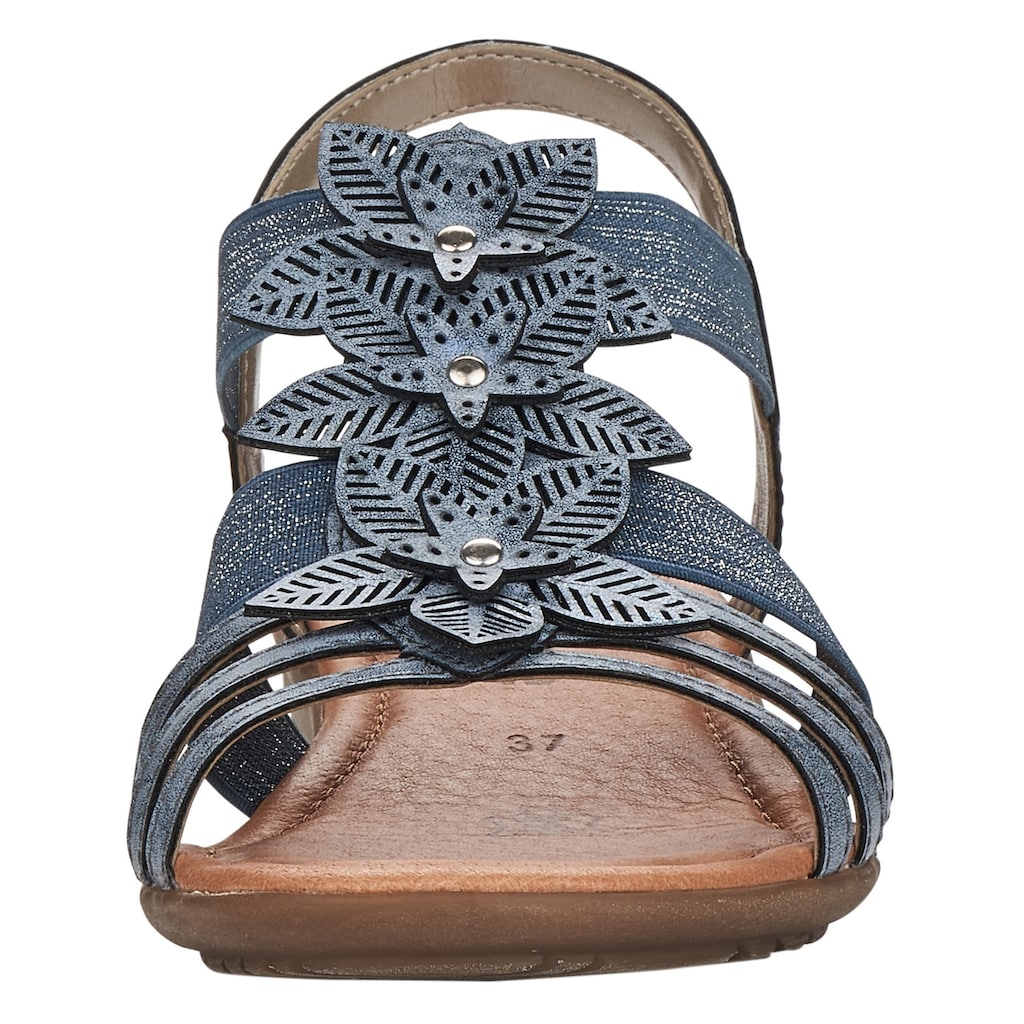 Remonte Sandale, mit Blütenapplikation