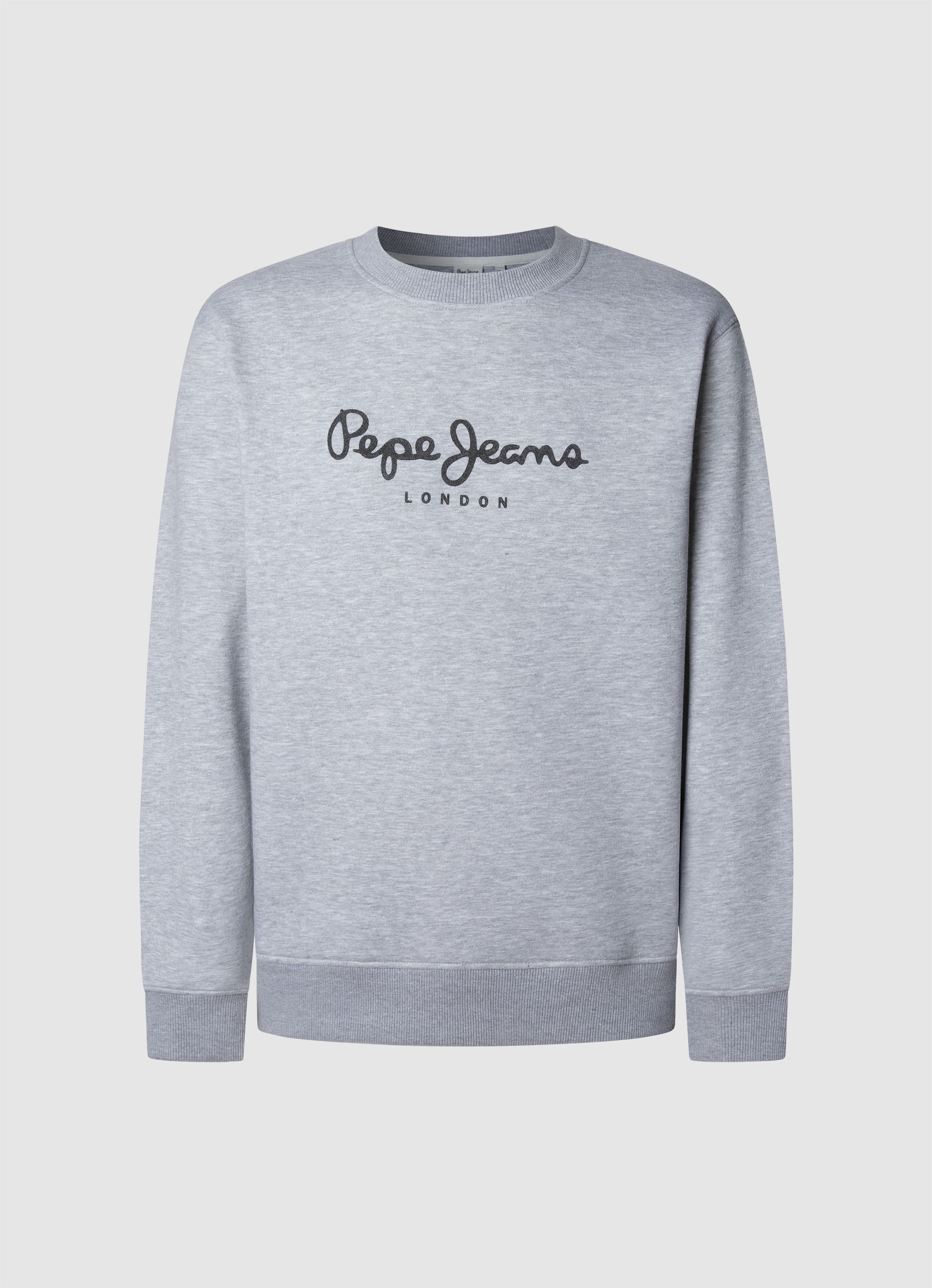 Pepe Jeans Sweatshirt »MACBETH MELANGE CREW« Rundhalsausschnitt, Logo