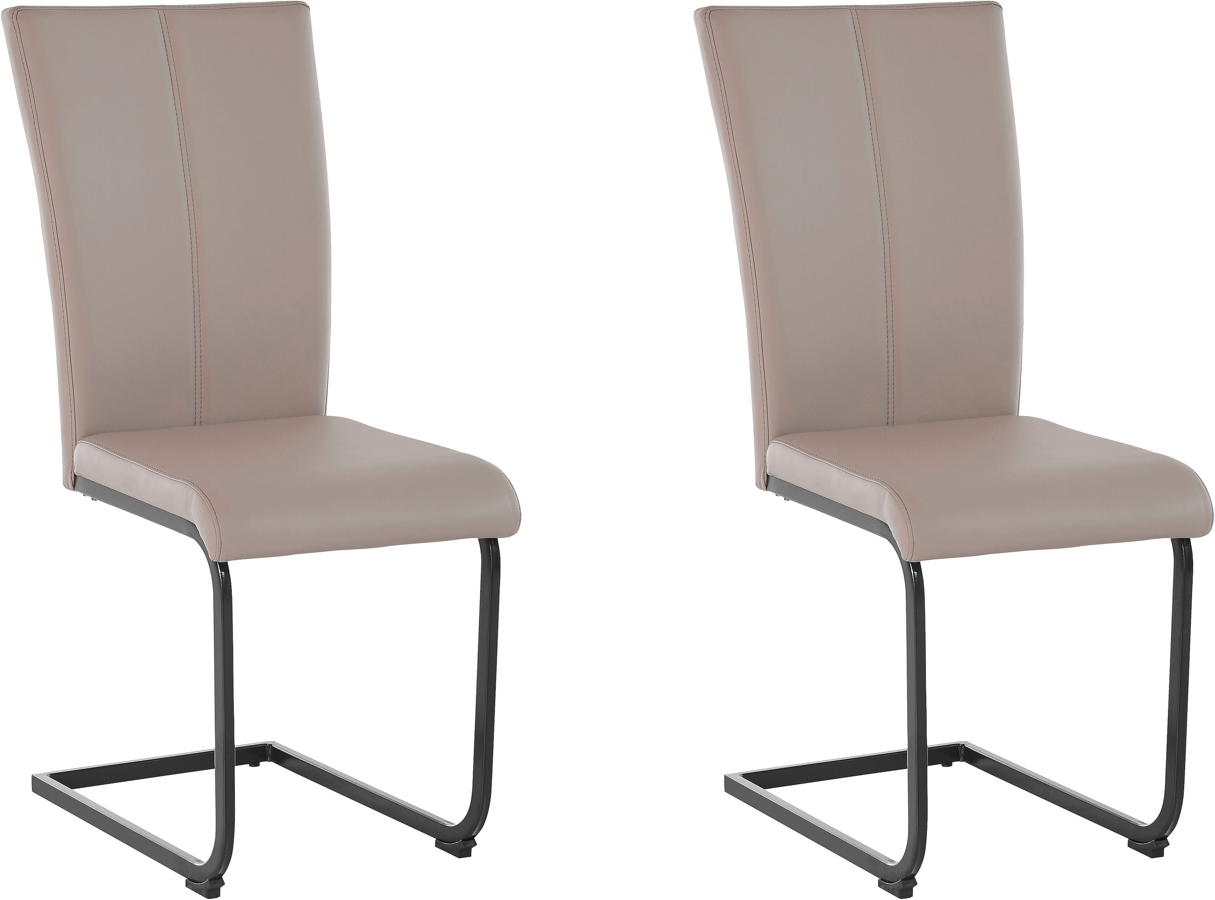 Home affaire Freischwinger »Oliver«, (Set), 2 St., Kunstleder, Stuhl belast günstig online kaufen