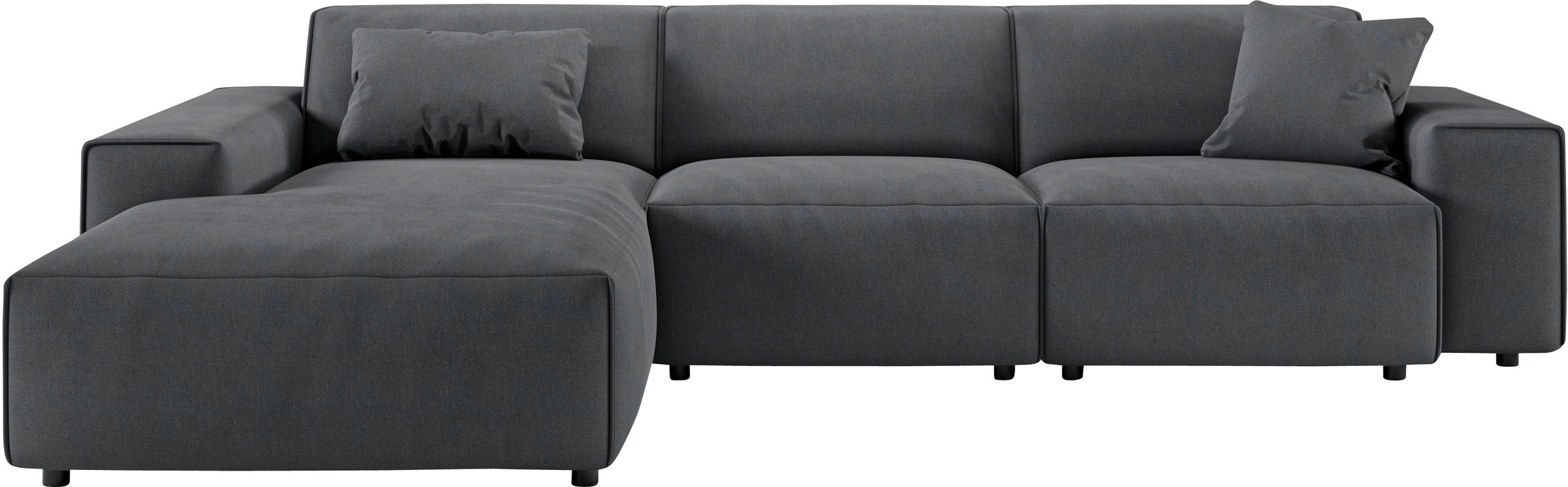 andas Ecksofa »Glimminge auch in Breitcord, Feincord, Bouclé + Easy care-Bezug«, L-Form, Breite 294, Zierkissen