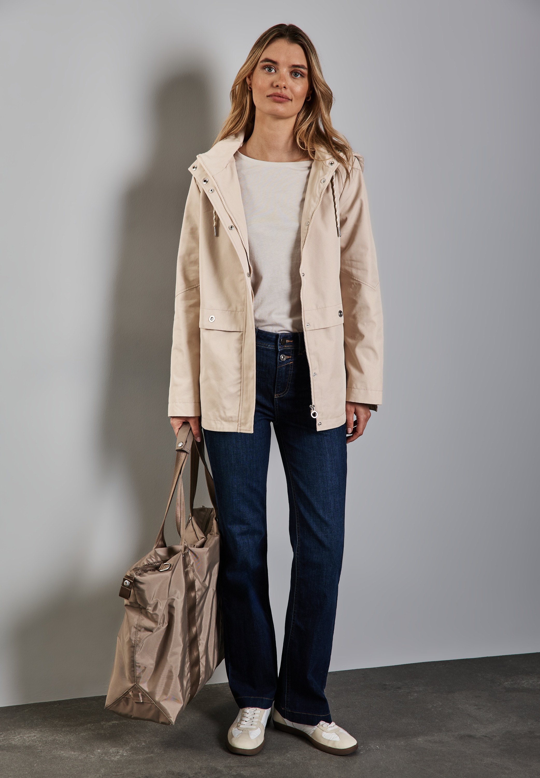 STREET ONE Parka, mit Kapuze, mit Kapuze