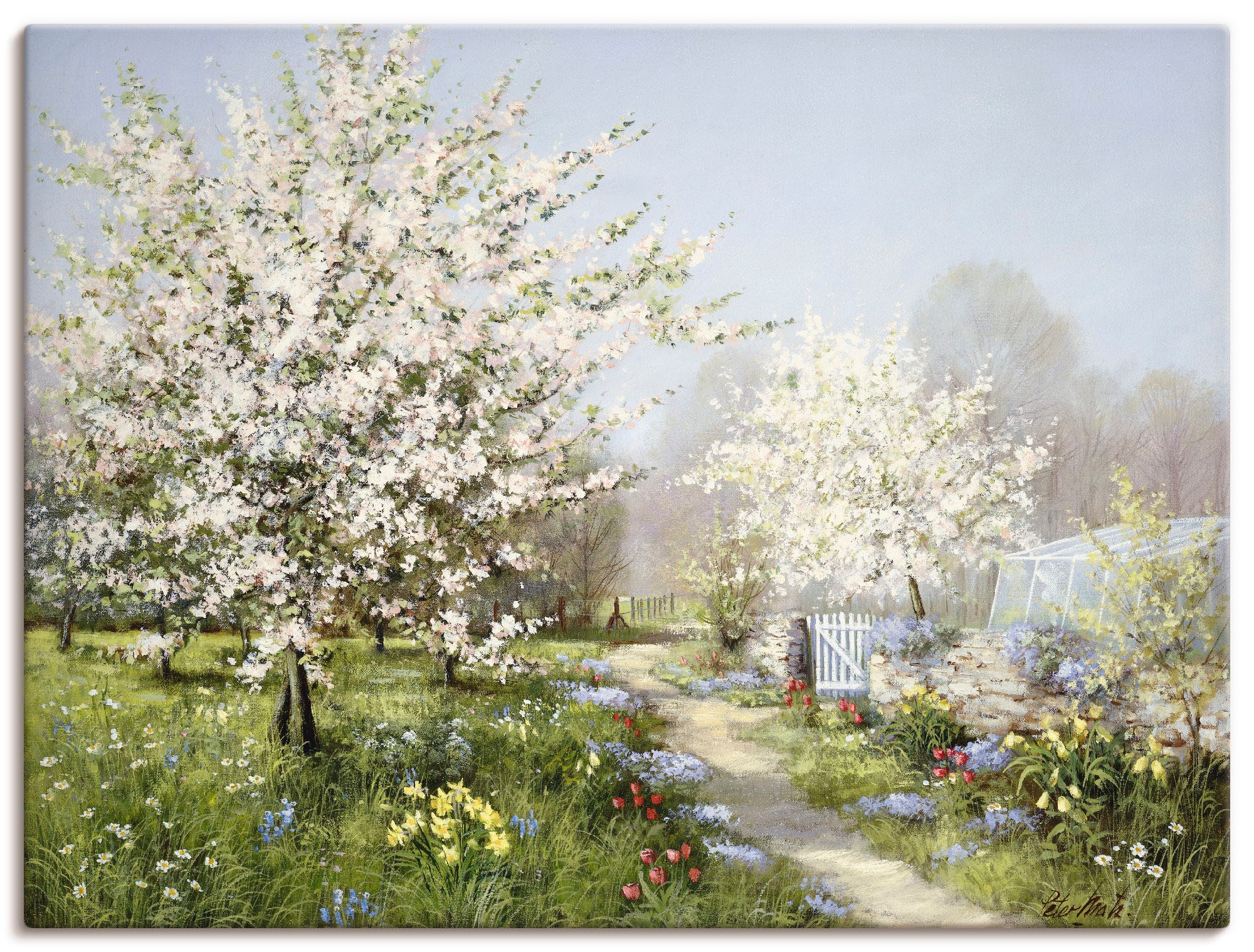Artland Wandbild »Frühlingsblüten«, Wiesen & Bäume, (1 St.), als Leinwandbi günstig online kaufen