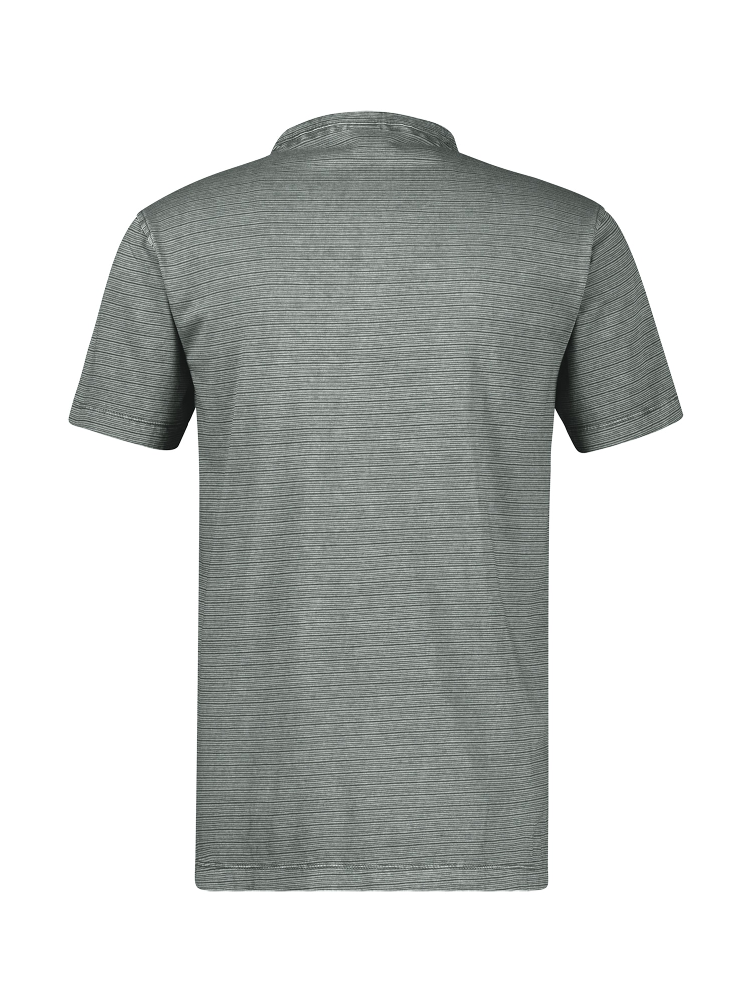 LERROS Kurzarmshirt mit Serafino-Kragen