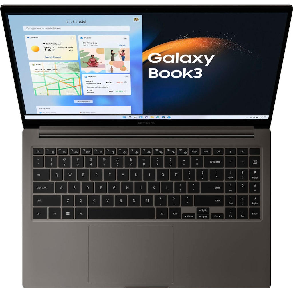 Samsung Notebook »Galaxy Book3«, 39,6 cm, / 15,6 Zoll, Intel, Core i5, ARC™ A350M, 512 GB SSD