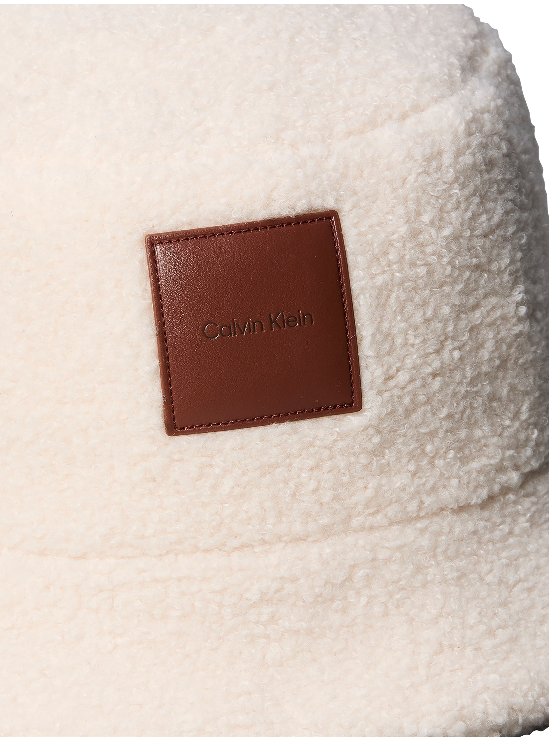 Calvin Klein Fischerhut »ALL-OVER SHERPA PATCH BUCKET« Regular fit mit Fellimitat