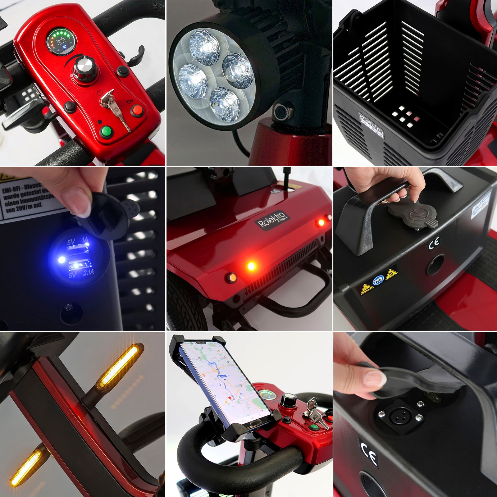 Rolektro Elektromobil »E-Trike 6«