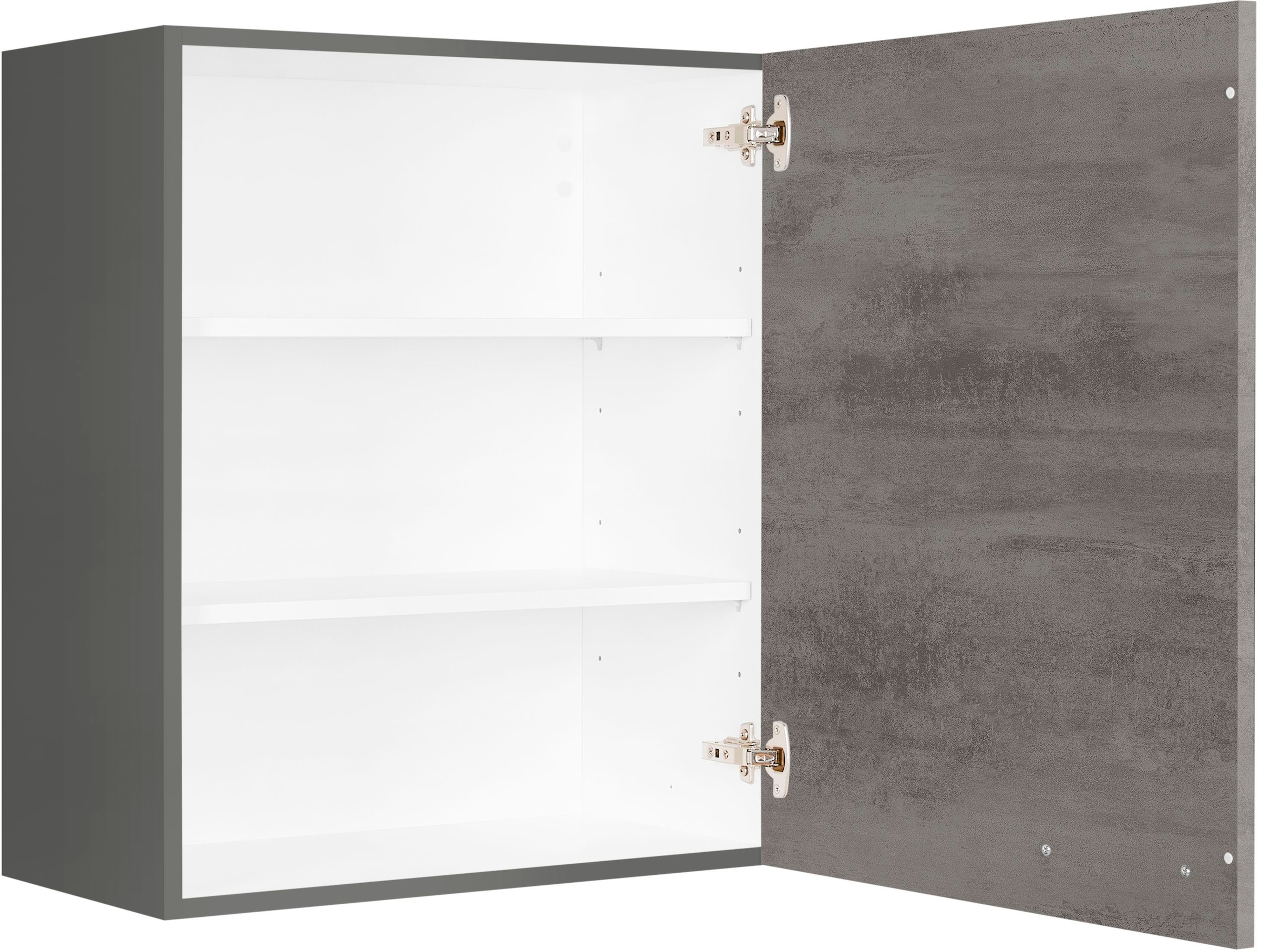 nobilia® Hängeschrank »"Riva", Ausrichtung wählbar, vormontiert,«, in drei Breiten: 30, 40 und 60 cm, mit Soft-Close-Funktion